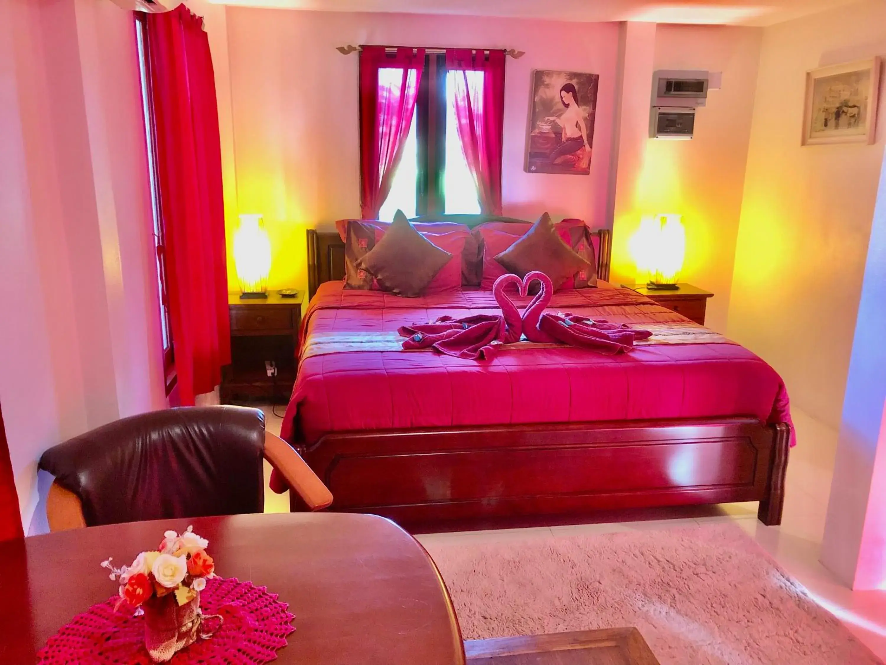 King Room with Pool View in Naraya Homestay King Room with Pool View in Naraya Homestay