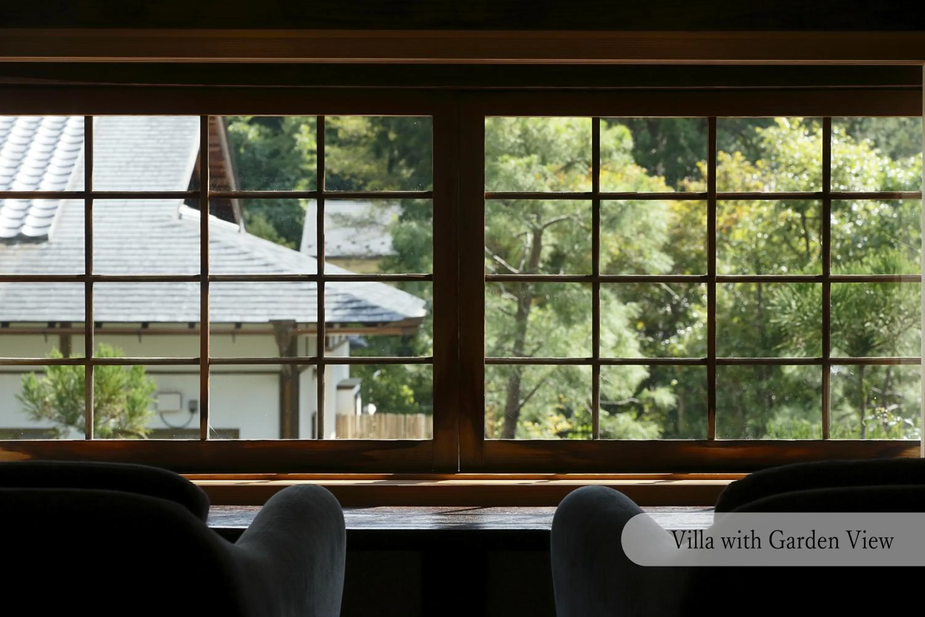 Bedroom in Aoi Suites at Nanzenji Modern & Traditional Japanese Style