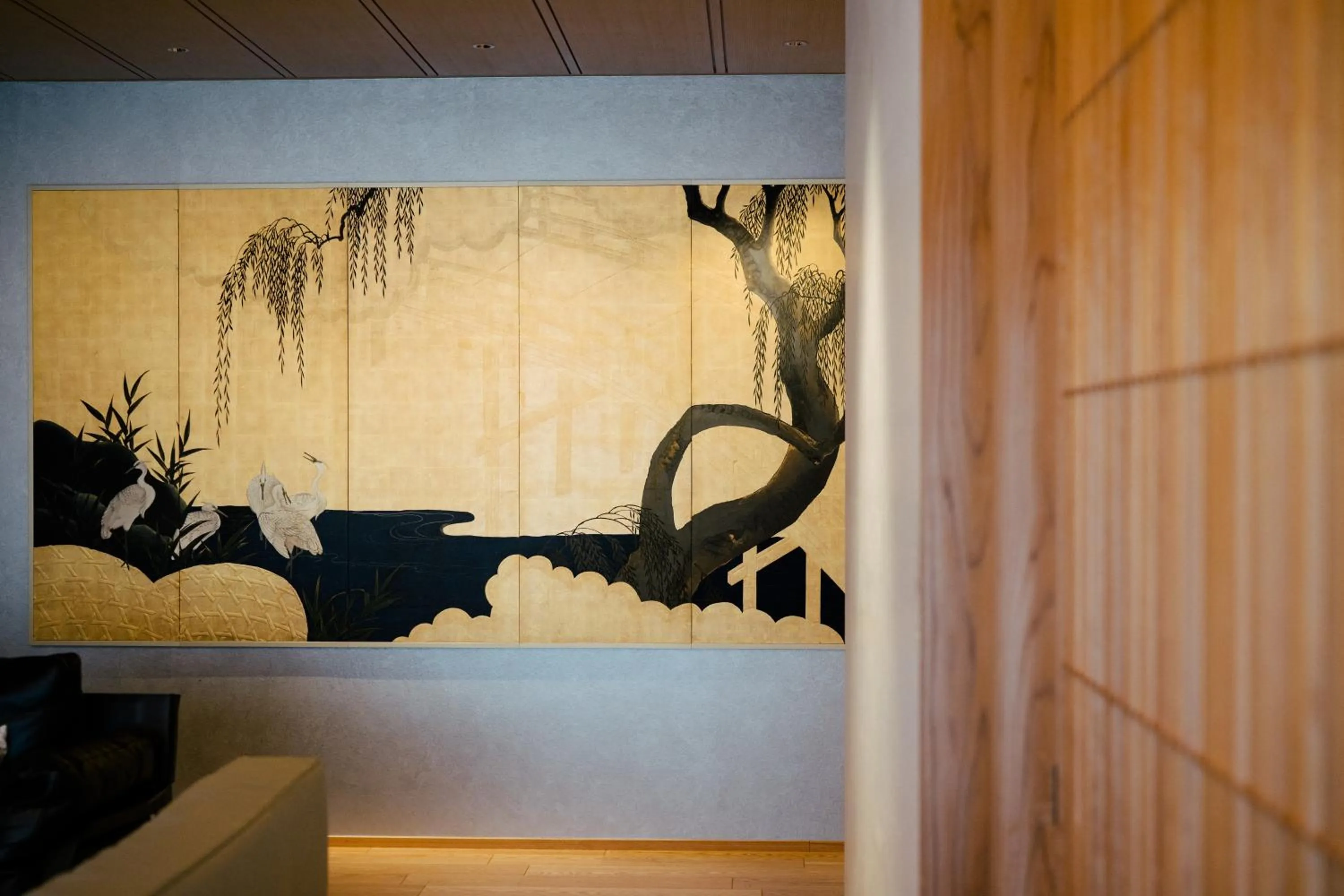 Living room in Aoi Suites at Nanzenji Modern & Traditional Japanese Style