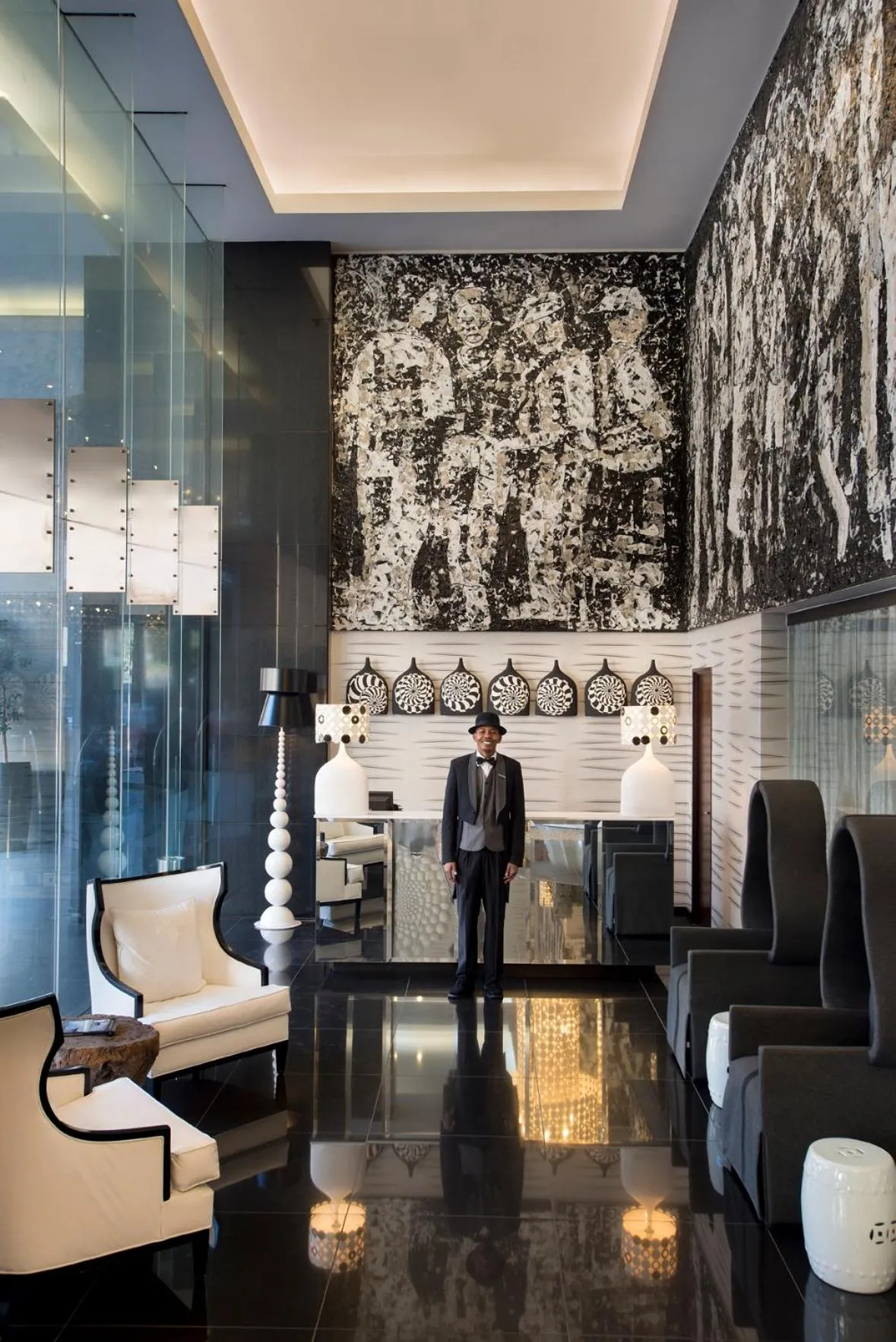 Lobby or reception in DAVINCI Suites