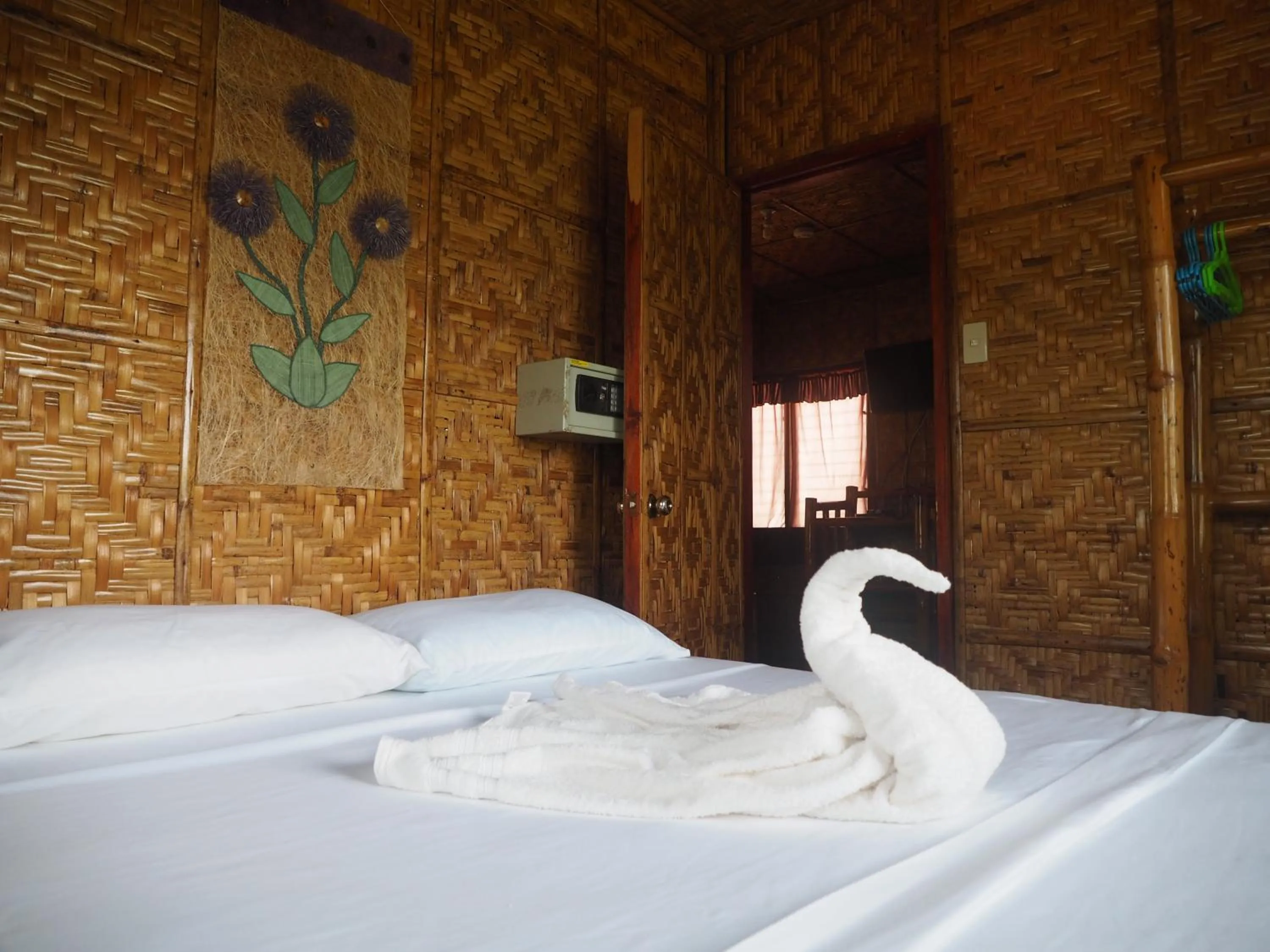 Decorative detail, Bed in Island Tiki Paradise Resort