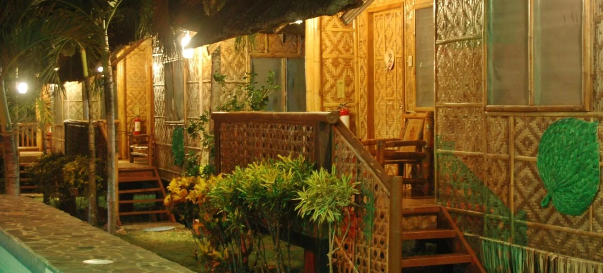 Night in Island Tiki Paradise Resort