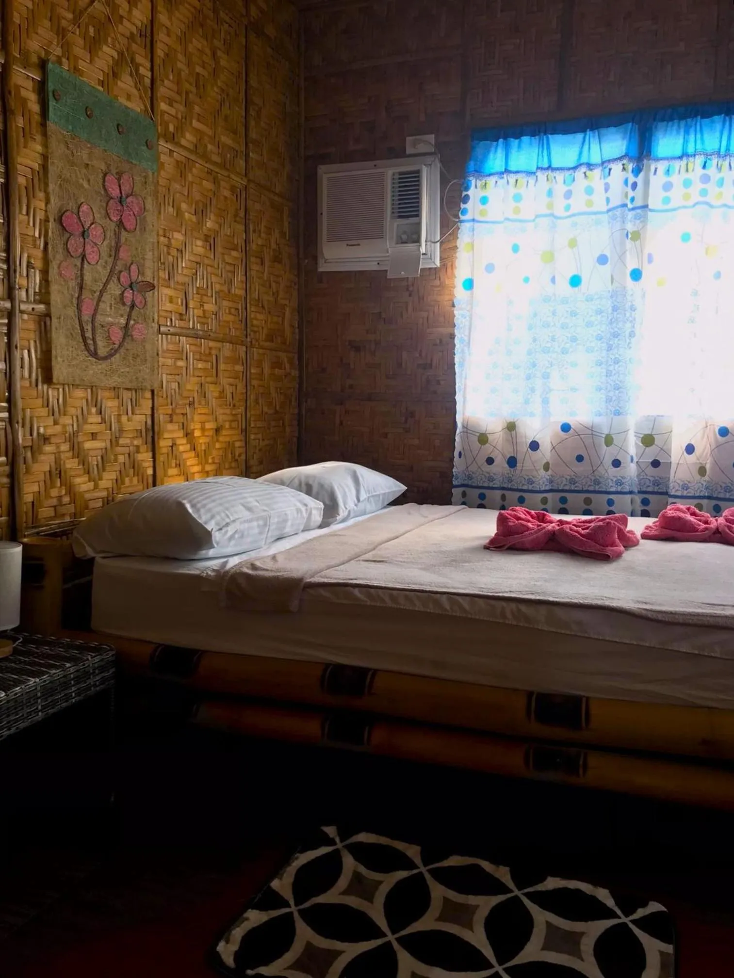 Bed in Island Tiki Paradise Resort