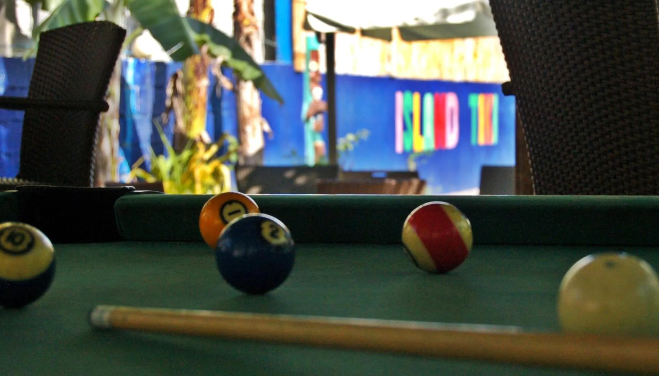 Patio in Island Tiki Paradise Resort