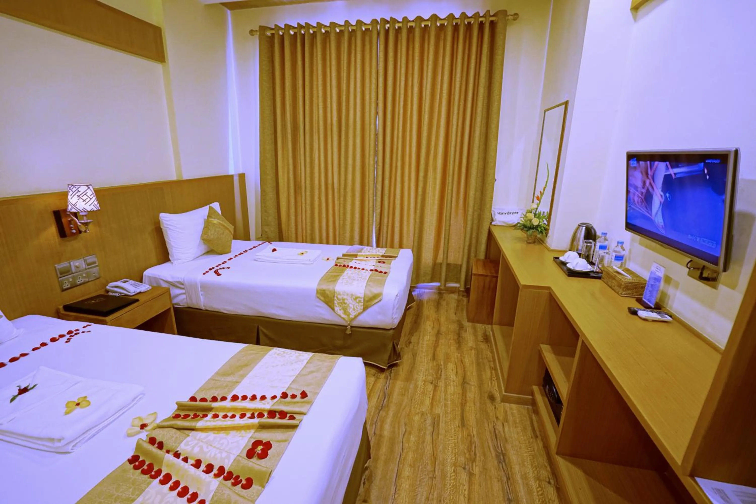 Coffee/tea facilities, Bed in The Hotel Nova