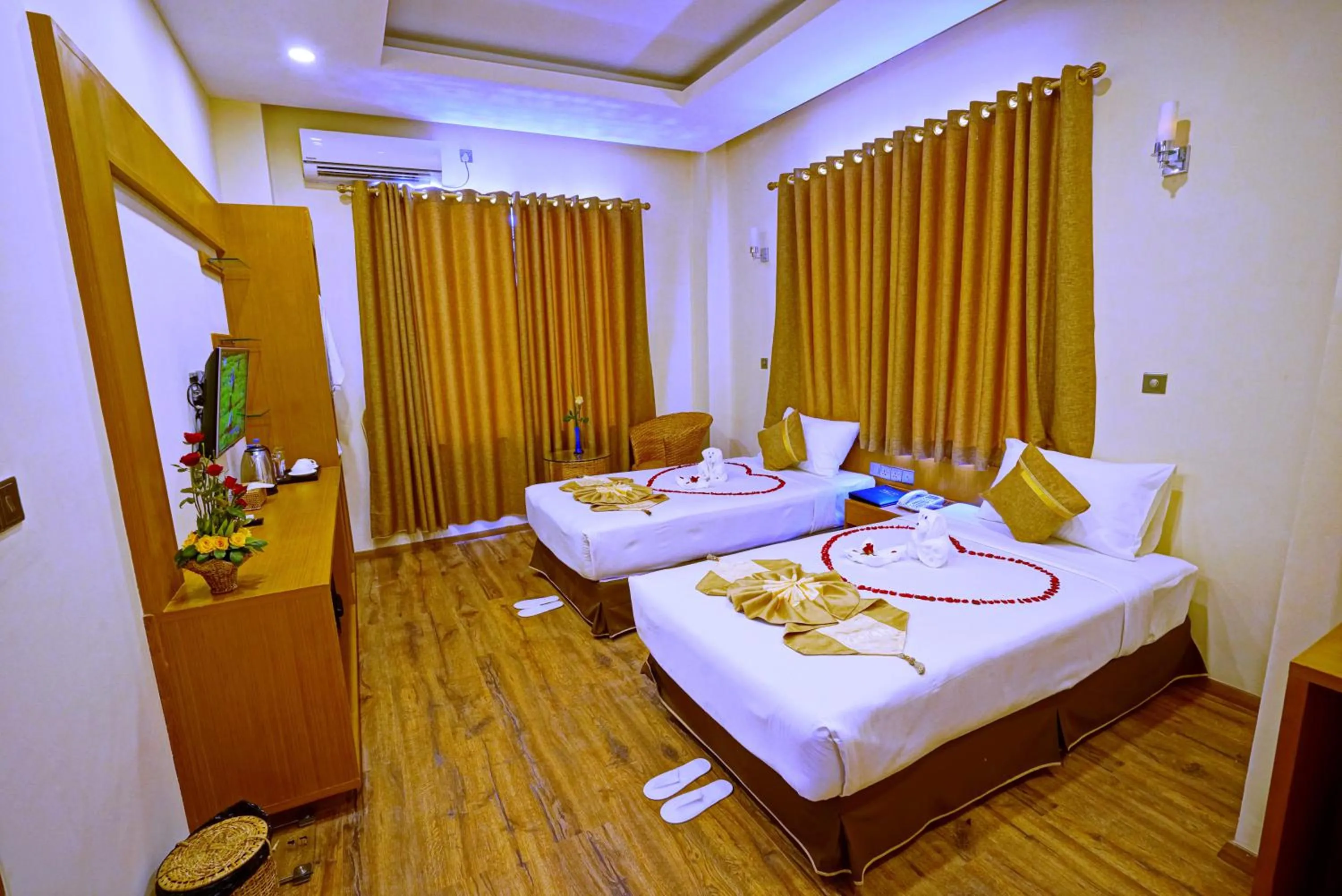 Coffee/tea facilities, Bed in The Hotel Nova