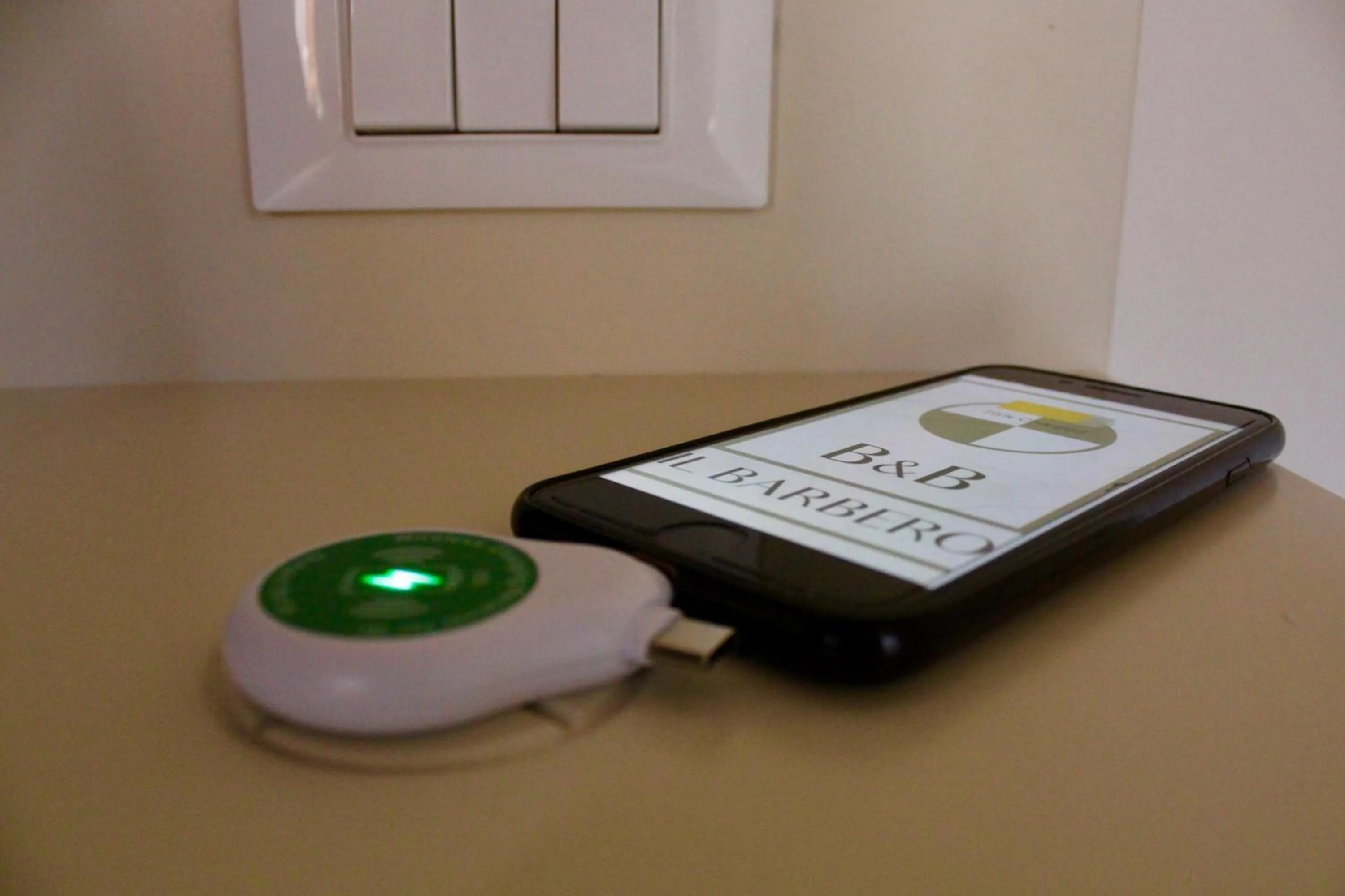 Decorative detail in B&B il Barbero