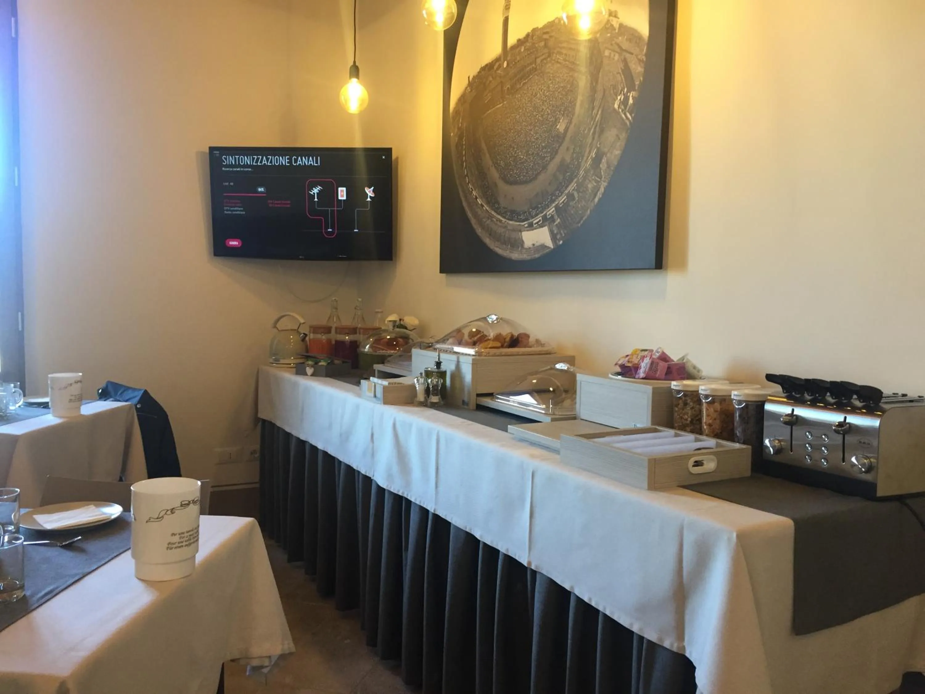 Food and drinks in B&B il Barbero