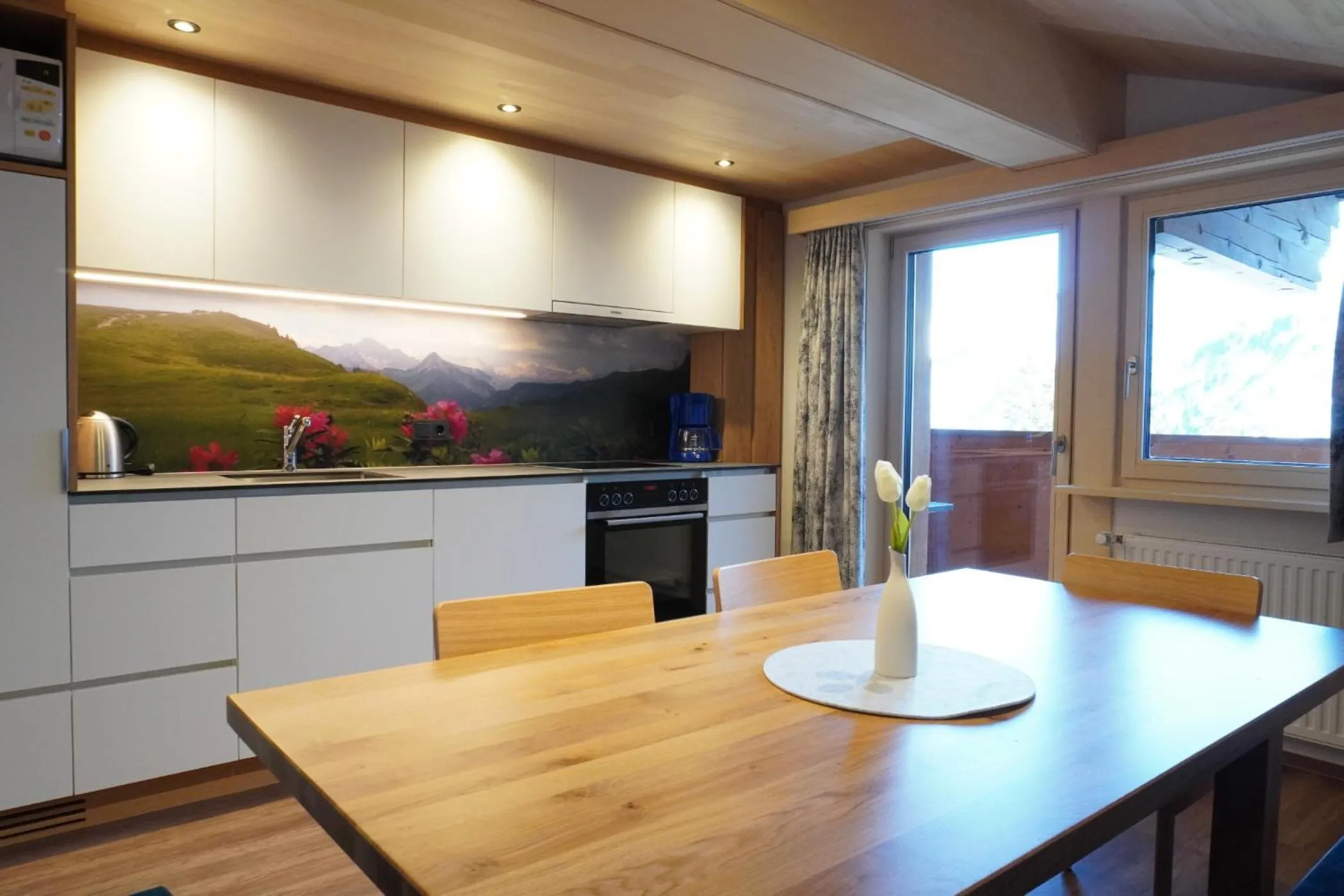 Kitchen or kitchenette in Pension Edelweiss