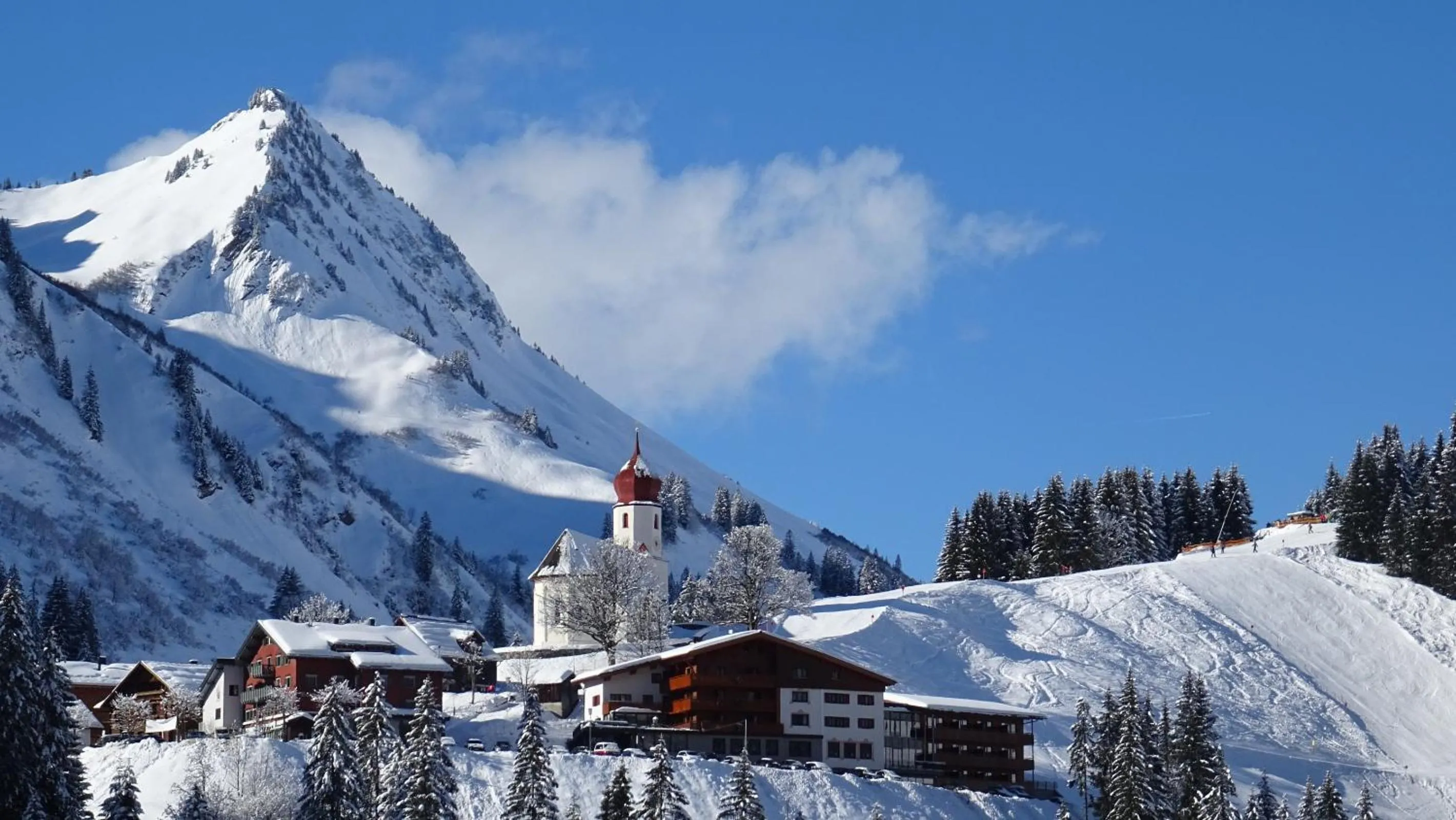 Natural landscape in Pension Edelweiss