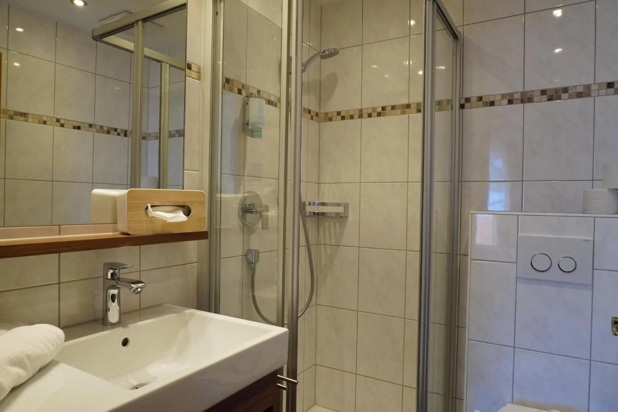 Bathroom in Pension Edelweiss