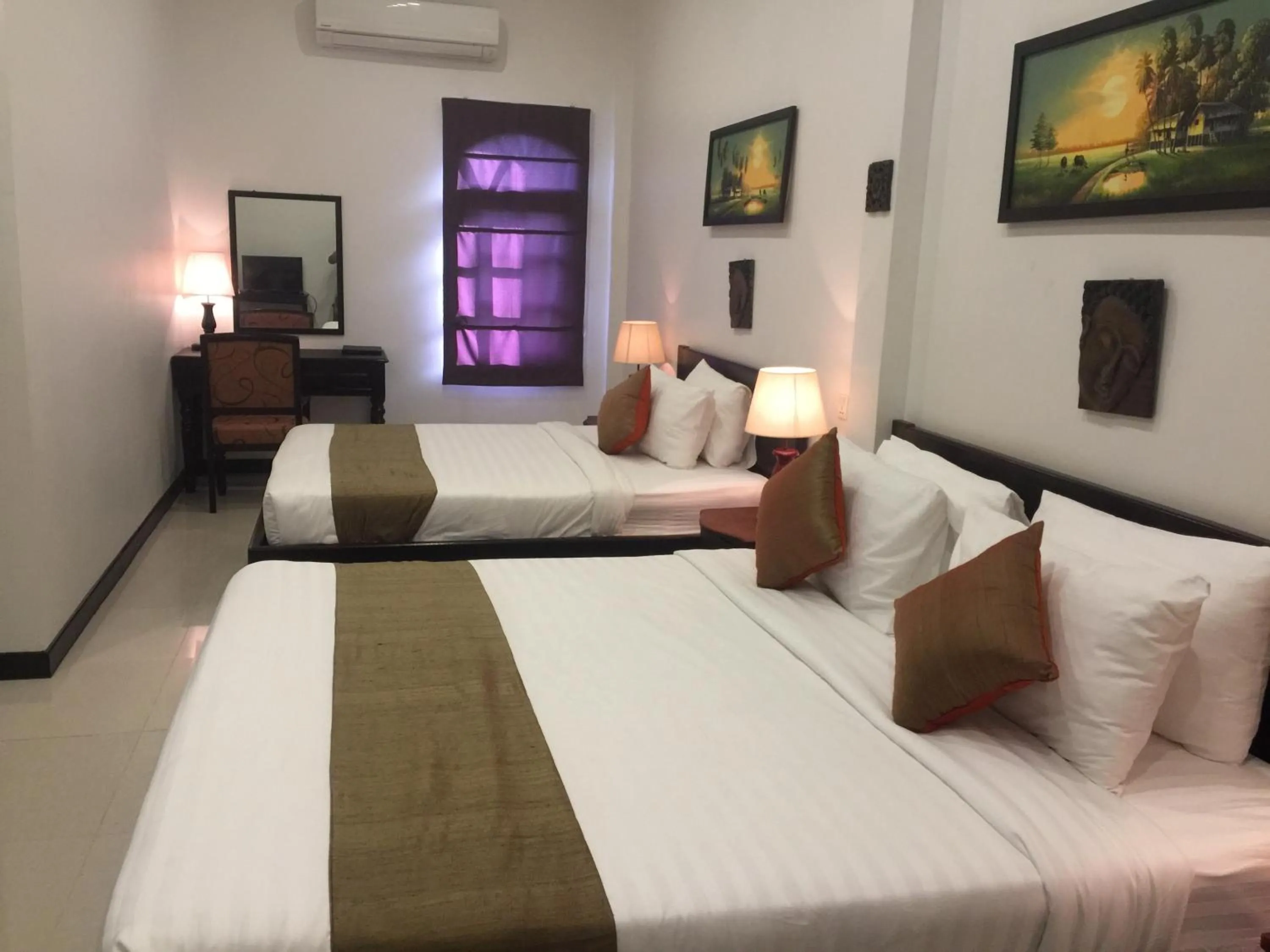 Bedroom, Bed in Private Boutique Home with Pool, The Fin Angkor Boutique