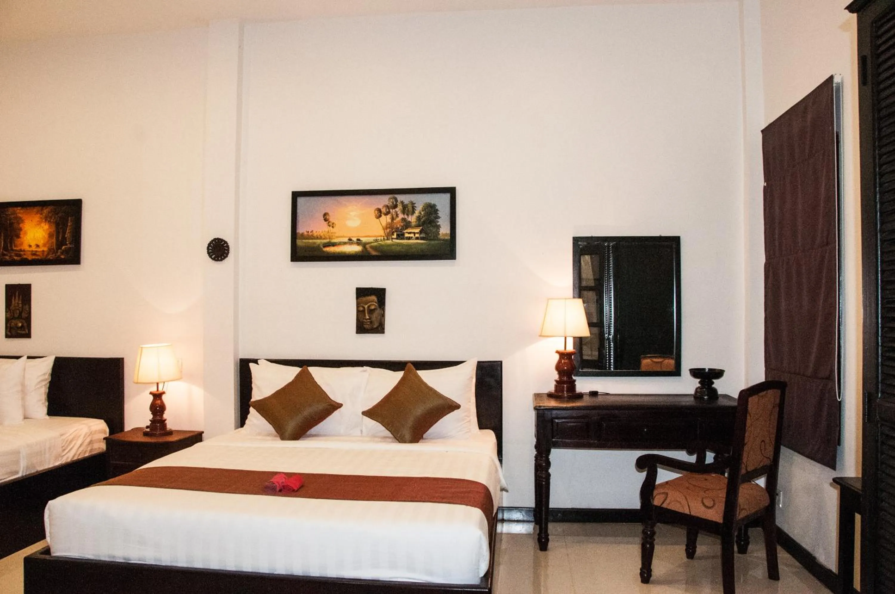 Photo of the whole room, Bed in Private Boutique Home with Pool, The Fin Angkor Boutique