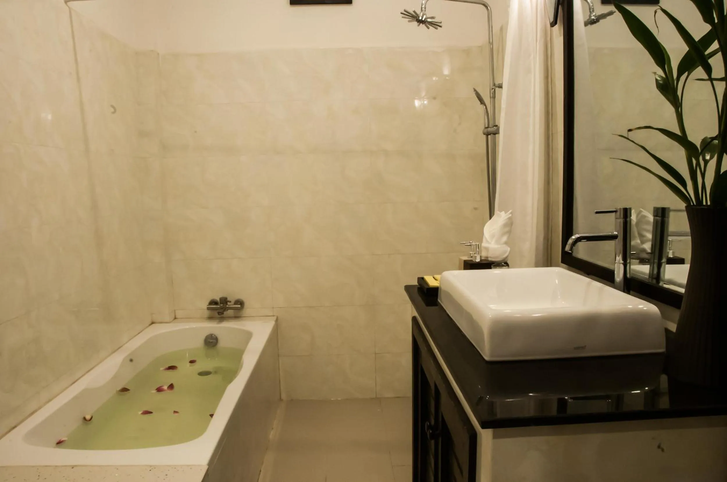 Bathroom in Private Boutique Home with Pool, The Fin Angkor Boutique