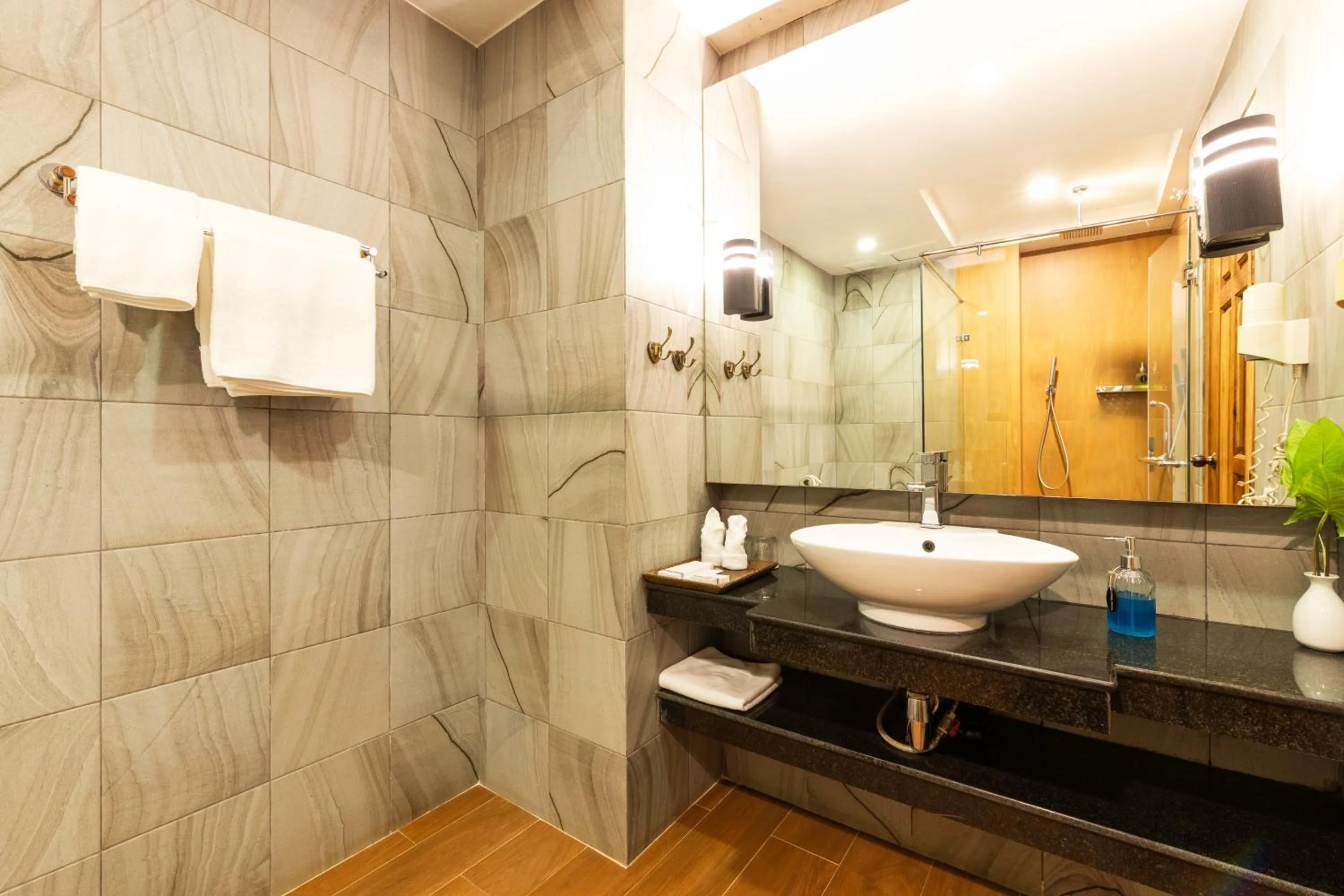 Shower in Peak Elite Boutique