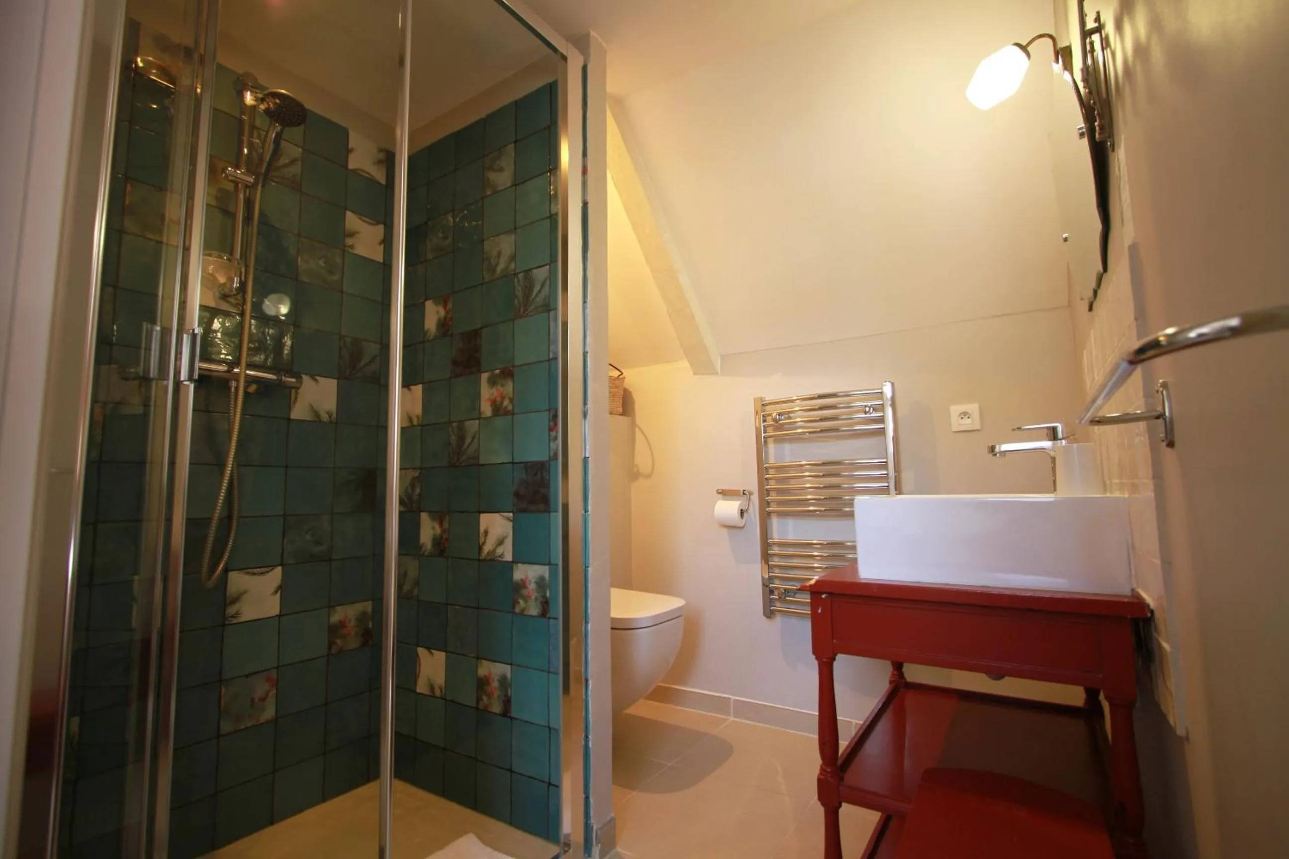 Bathroom in La Haute Flourie - bed and breakfast -chambres d'hôtes