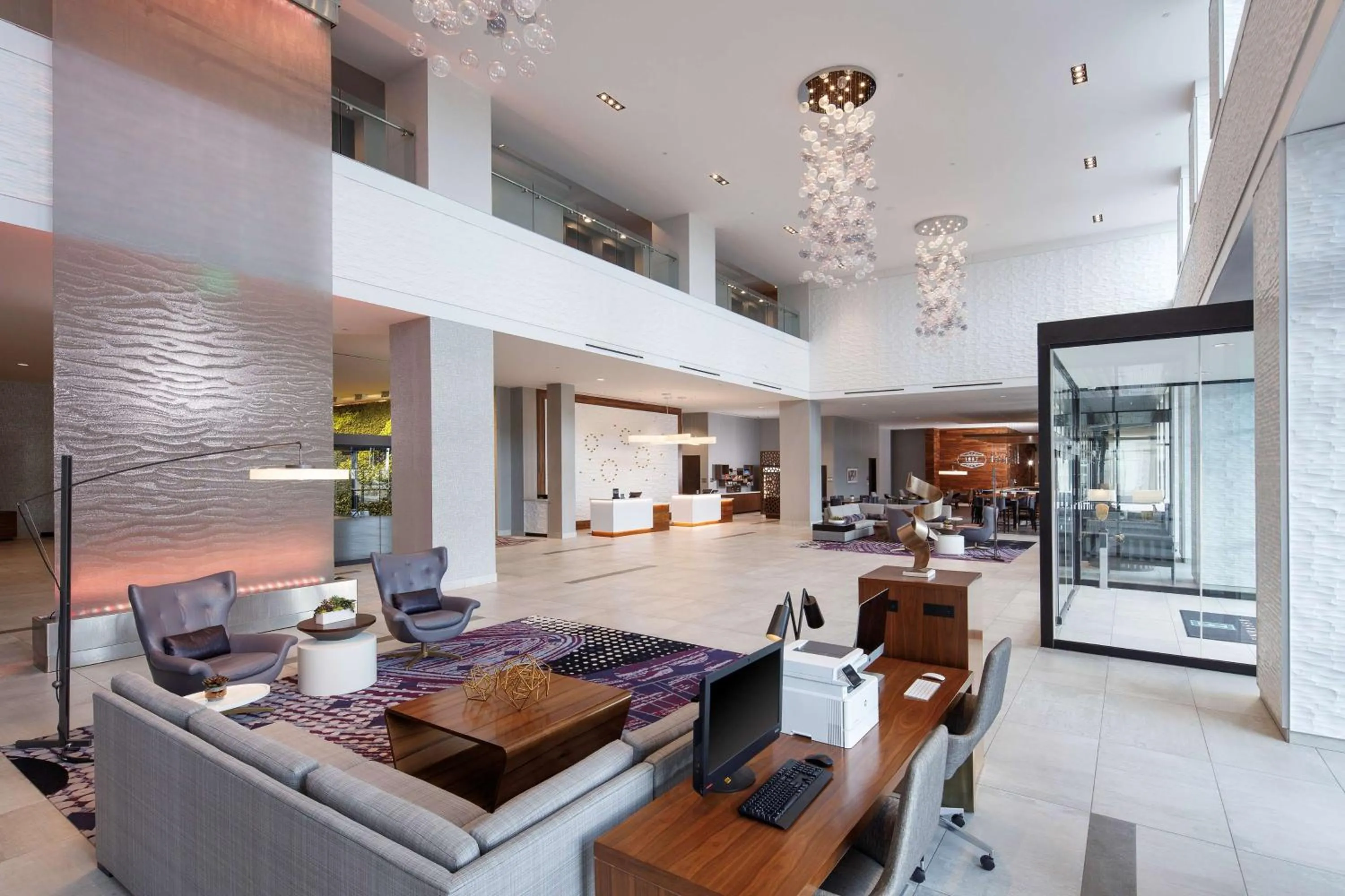 Lobby or reception in Embassy Suites Amarillo Downtown