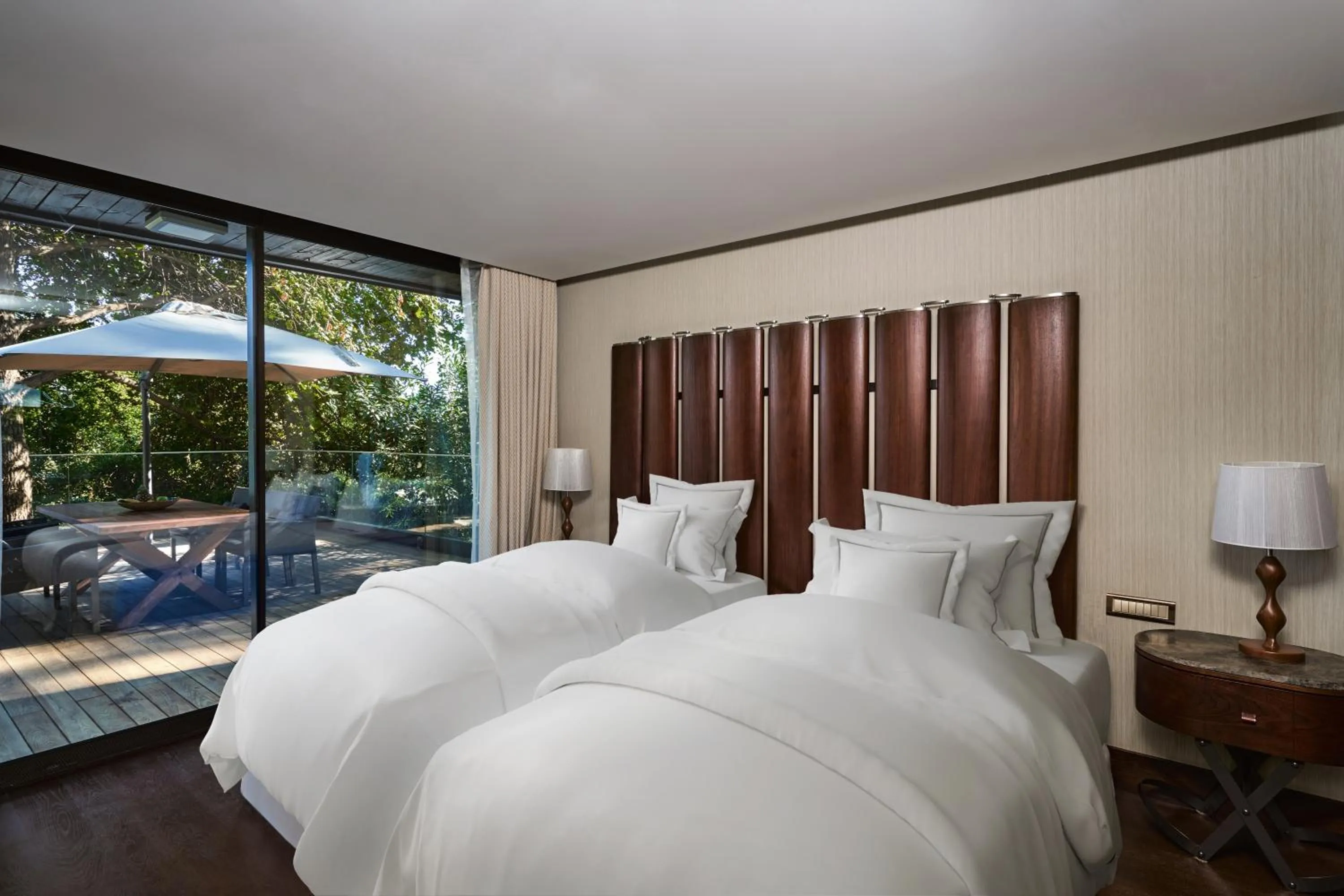 Bed in Club Prive by Rixos Gocek