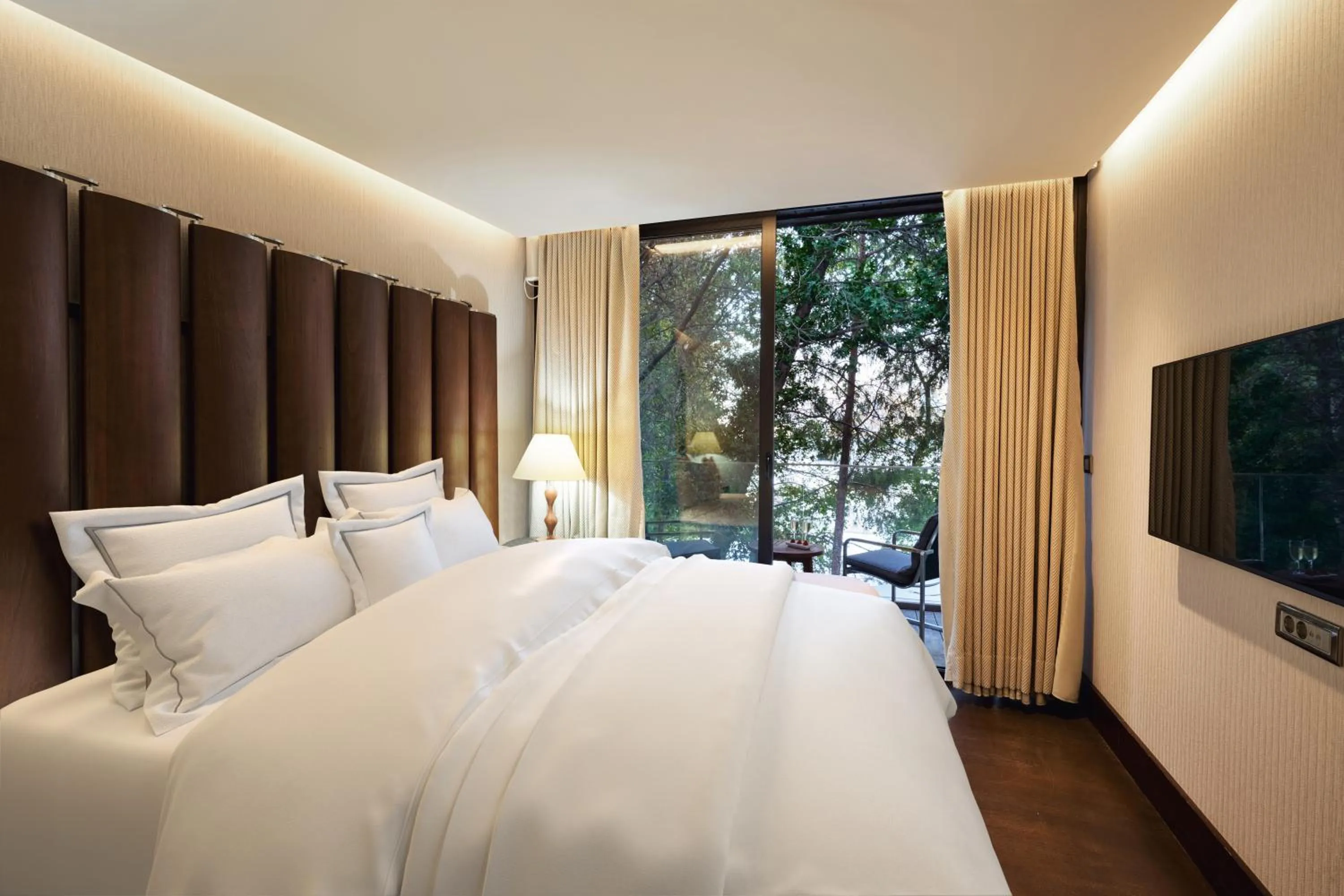 Bed in Club Prive by Rixos Gocek