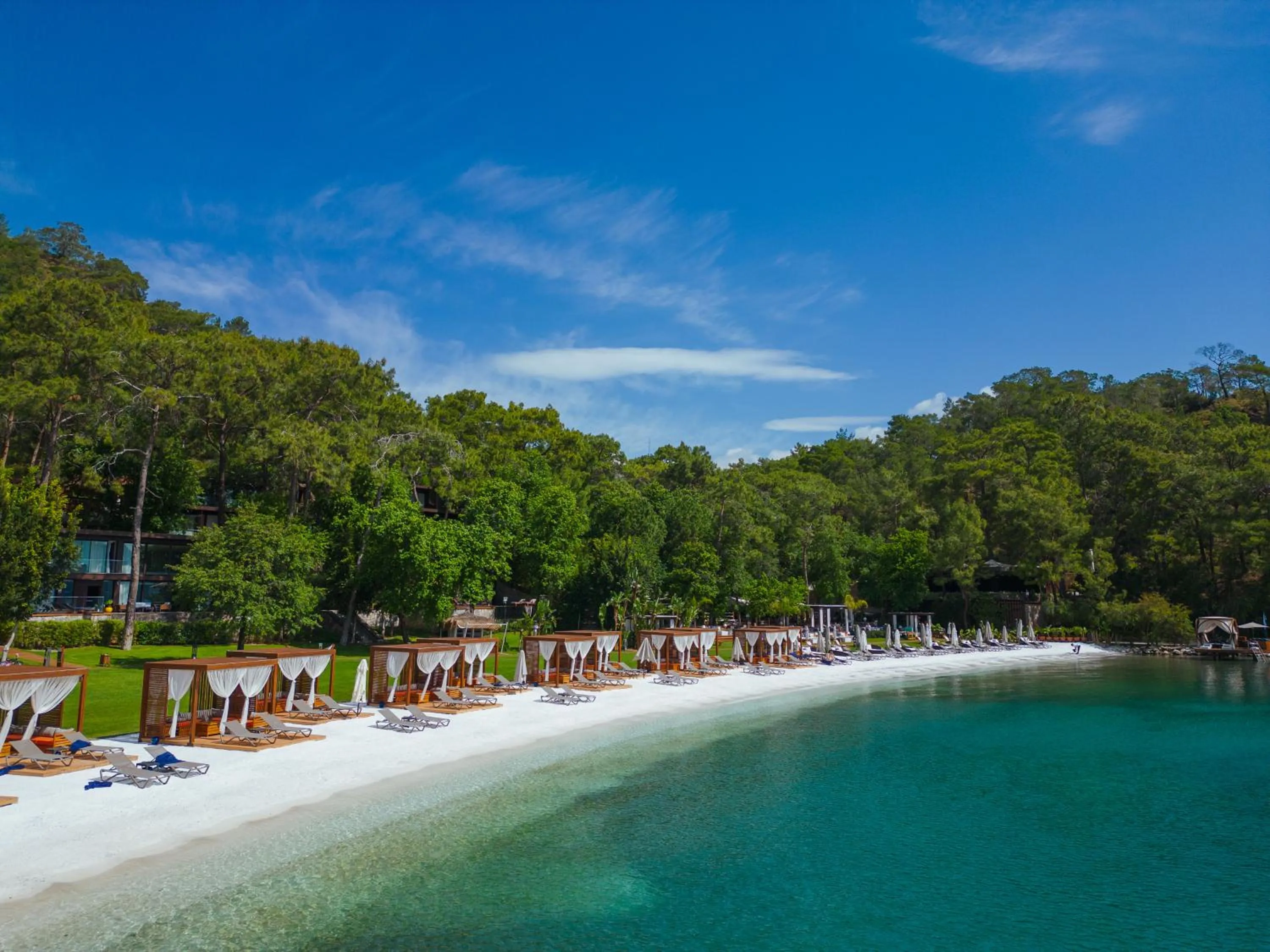 Beach in Club Prive by Rixos Gocek