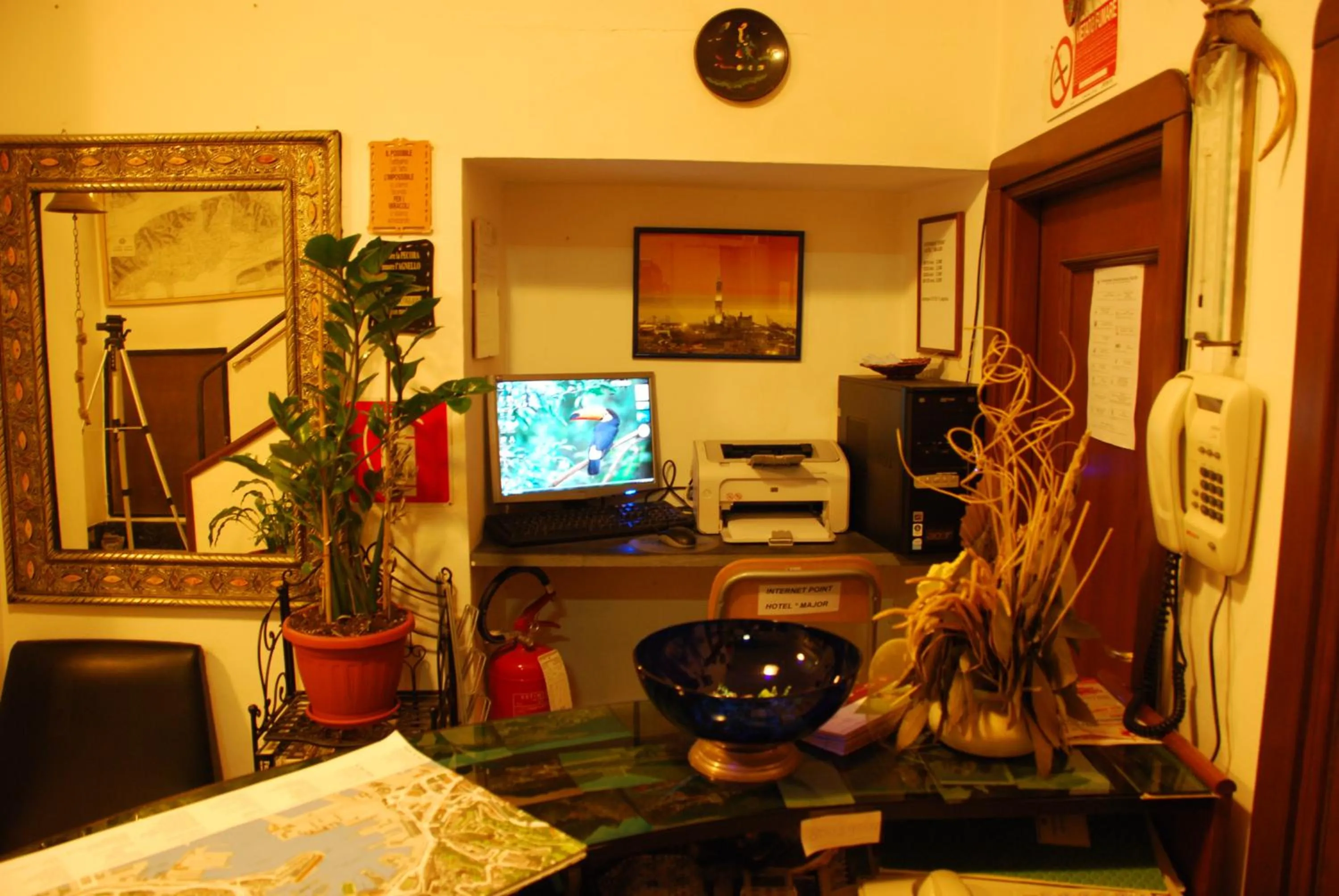 Lobby or reception in Hotel Major