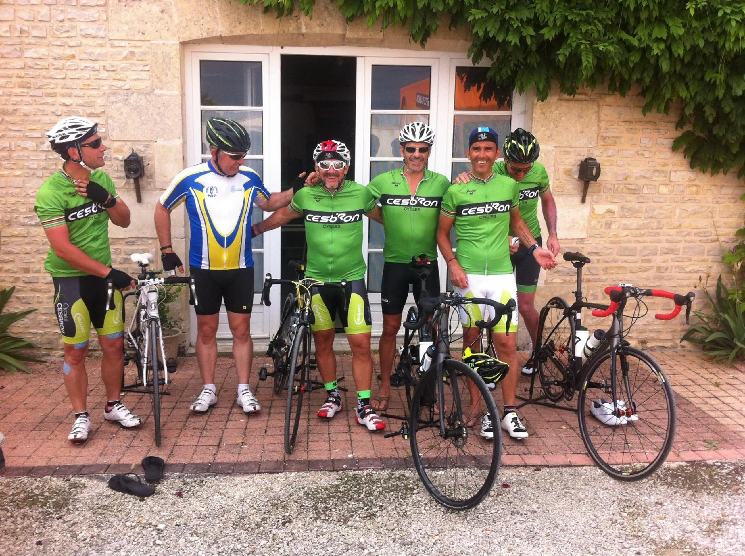 group of guests in Le Logis d'ANTIGNY