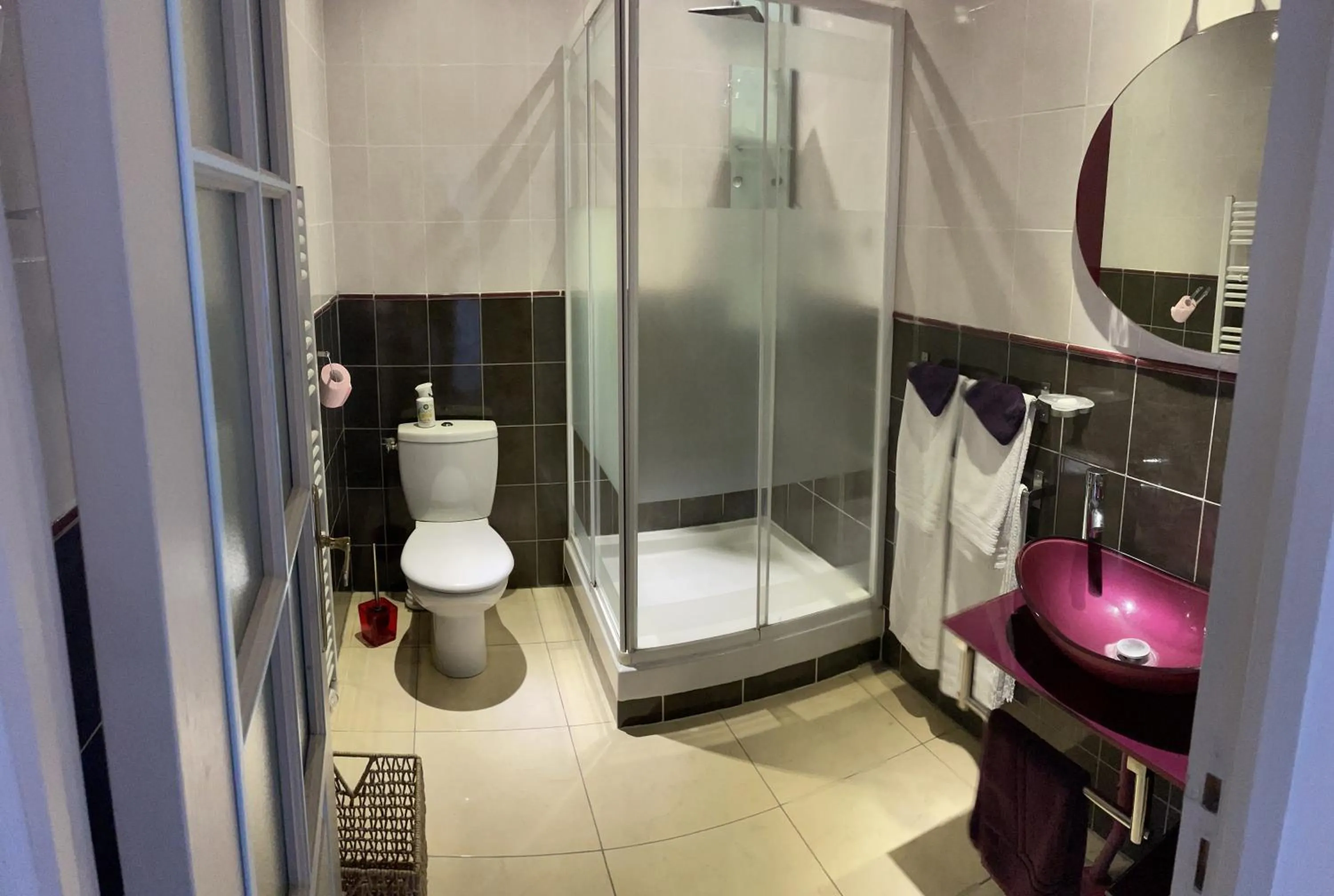 Shower in Le Logis d'ANTIGNY