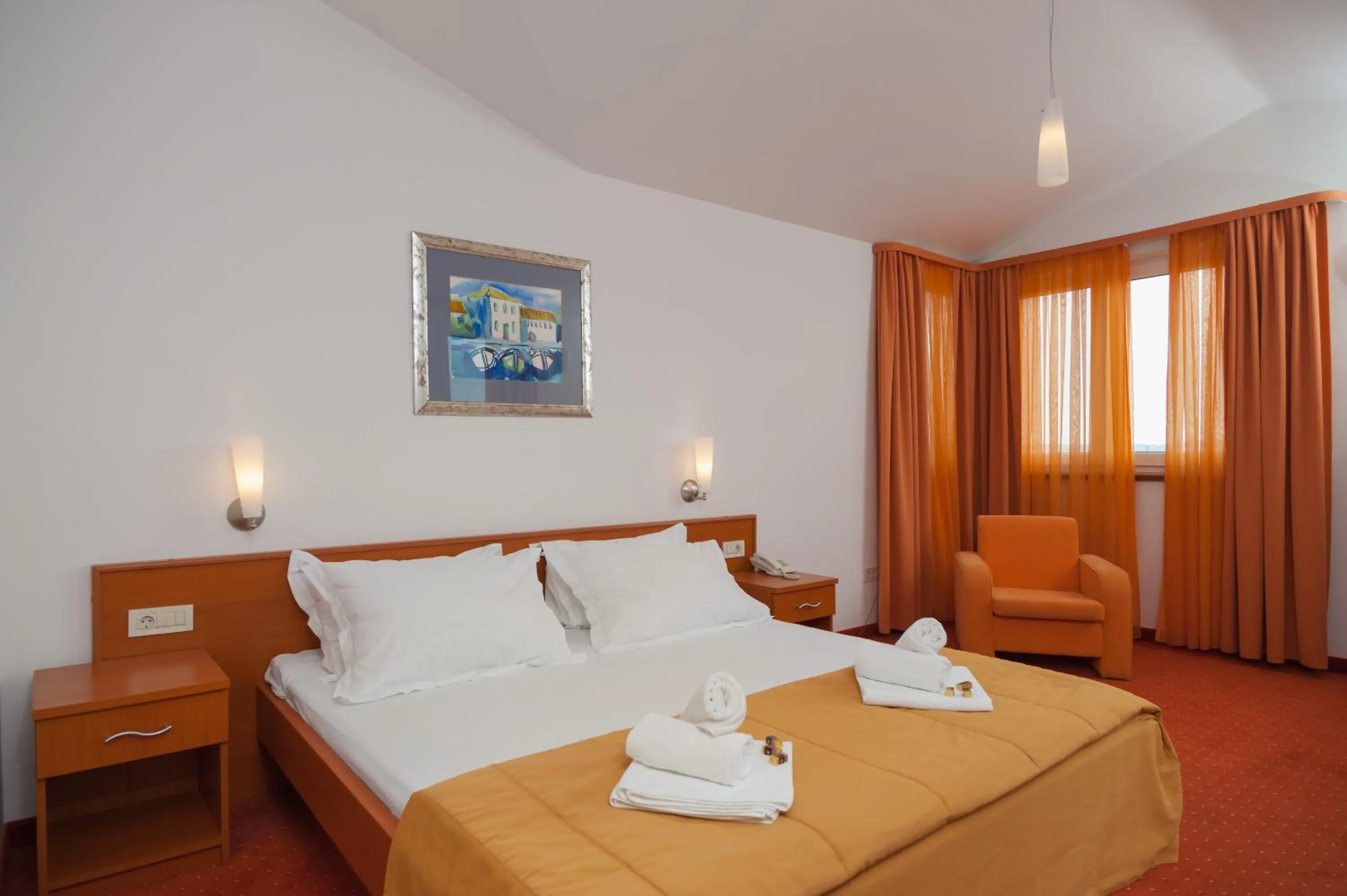 Bedroom, Bed in Hotel Rotondo