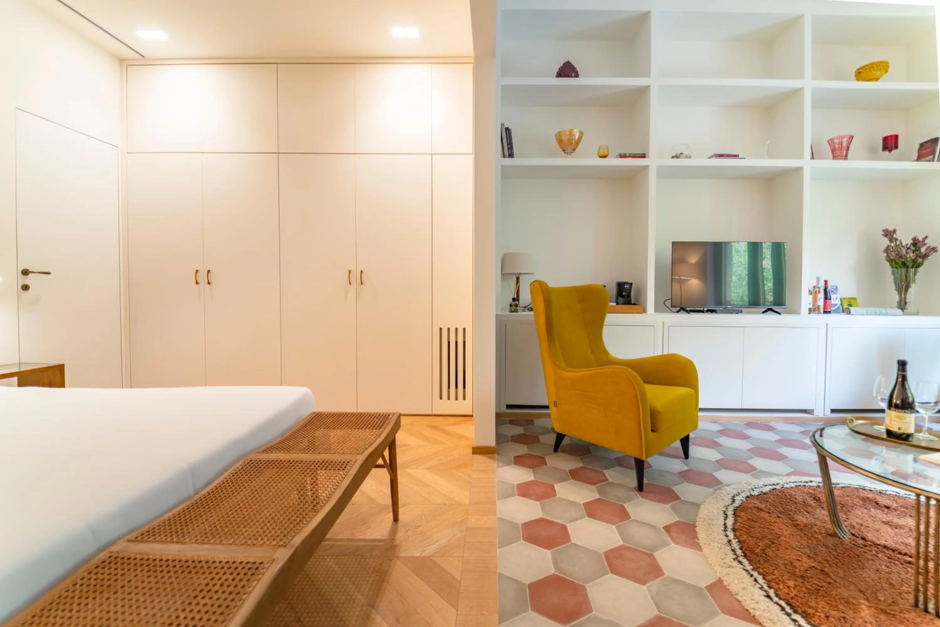 Seating area in Palazzo Planeta