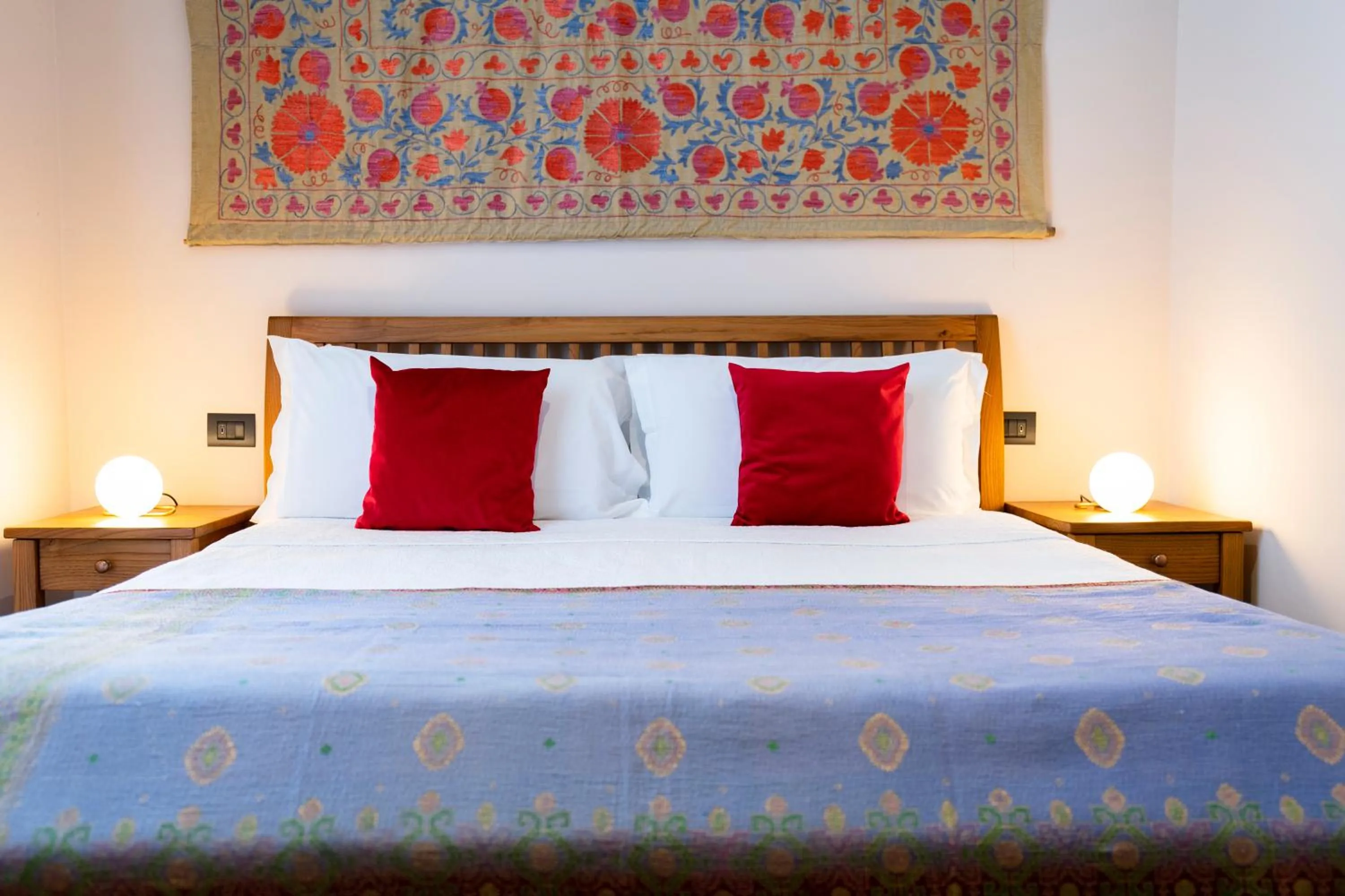 Bedroom, Bed in Palazzo Planeta