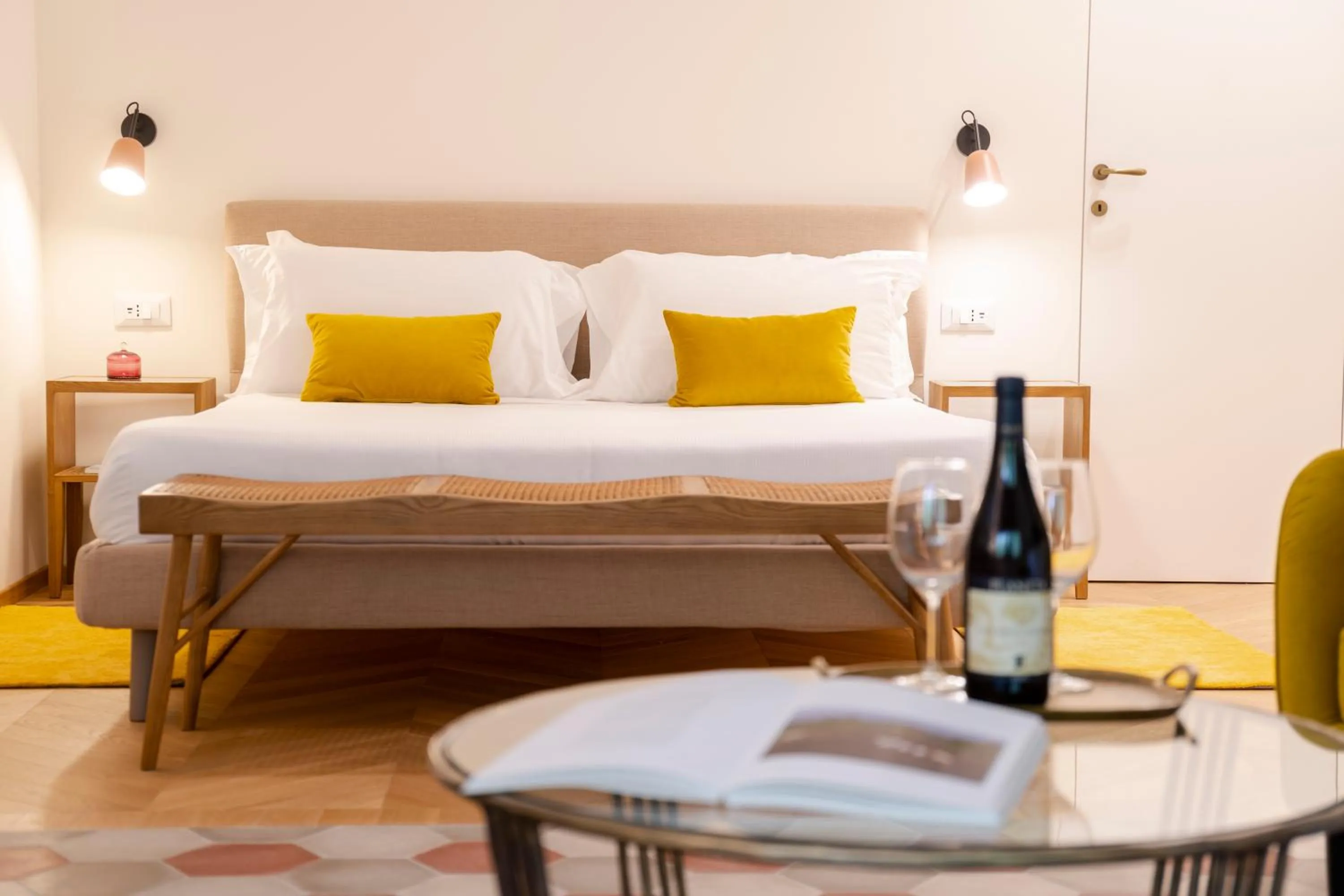 Bedroom, Bed in Palazzo Planeta