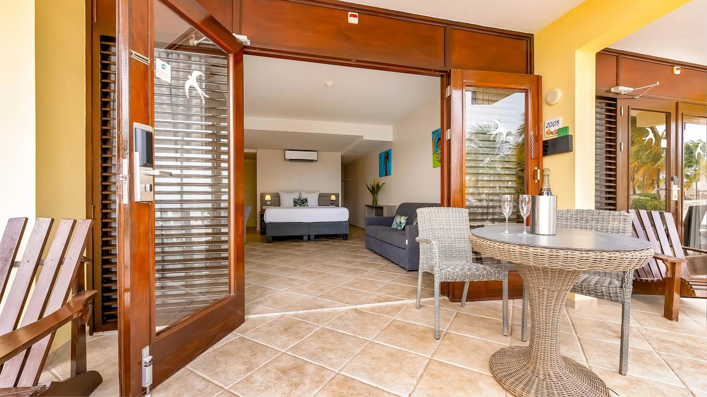 Balcony/Terrace in LionsDive Beach Resort