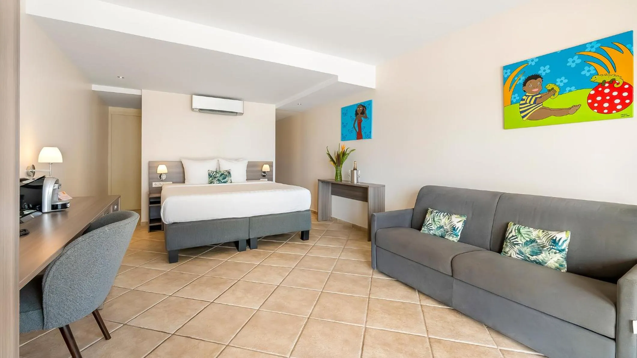 Photo of the whole room, Bed in LionsDive Beach Resort