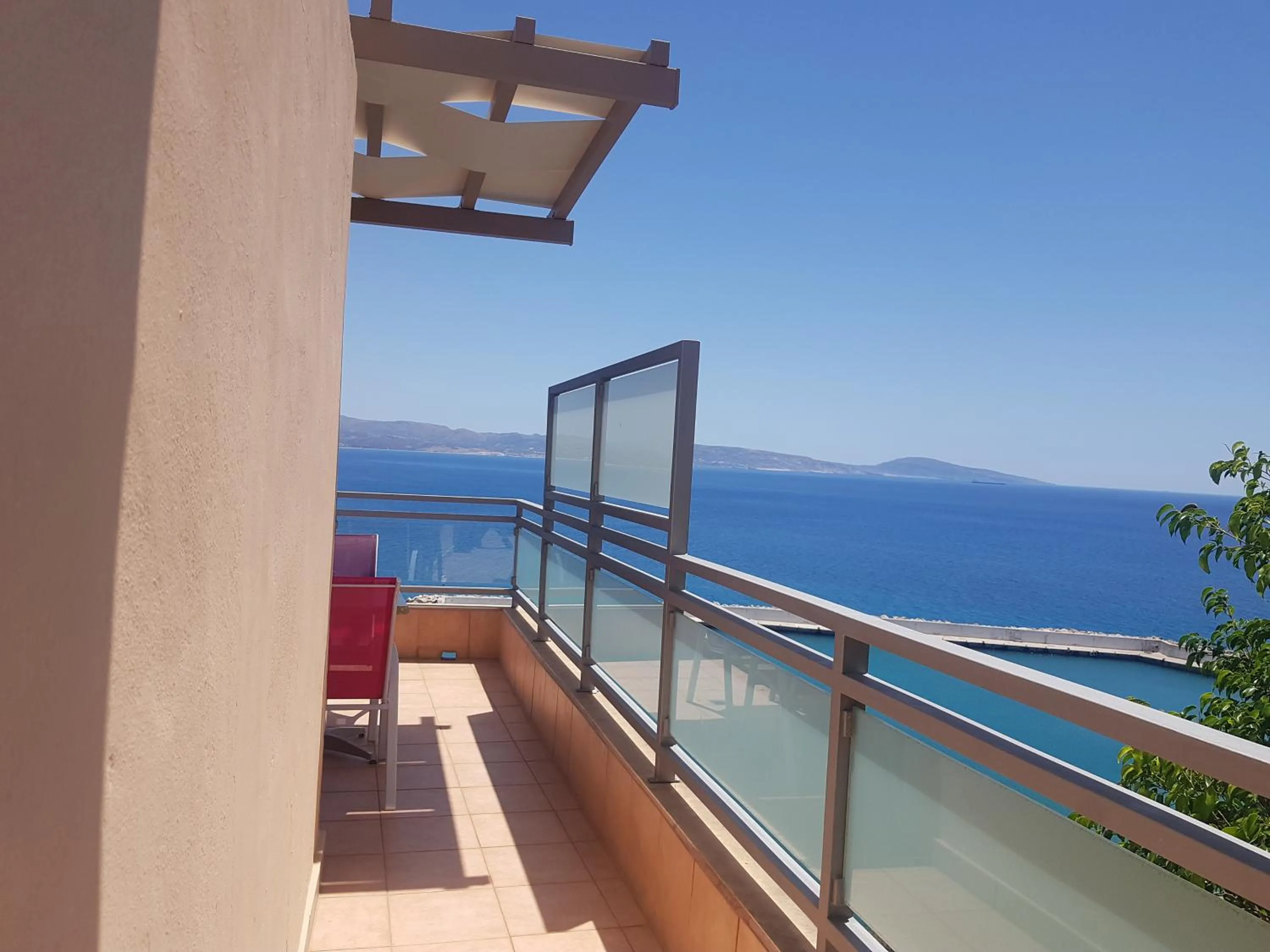 Balcony/Terrace in Minos Boutique Hotel