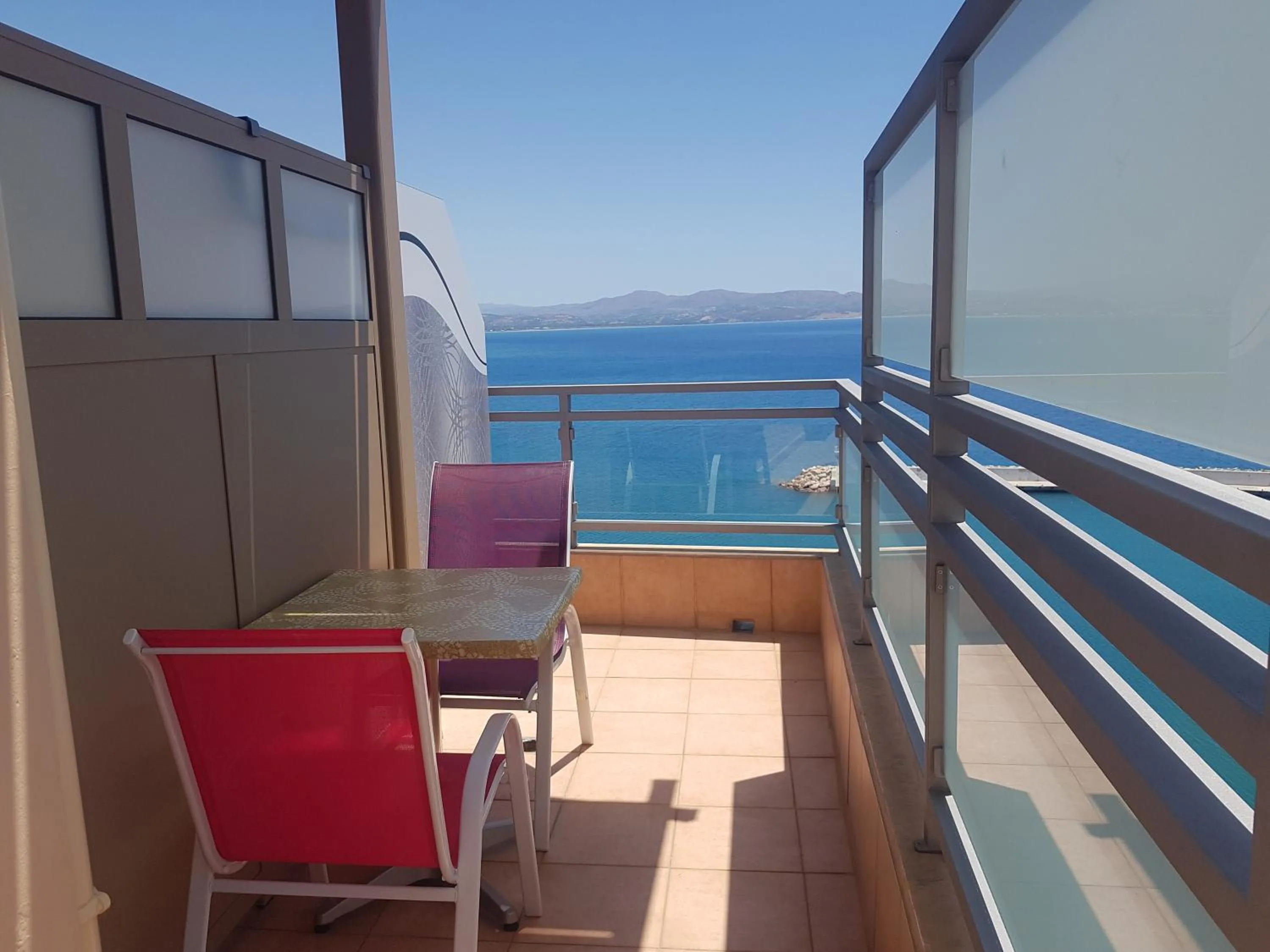 Balcony/Terrace in Minos Boutique Hotel