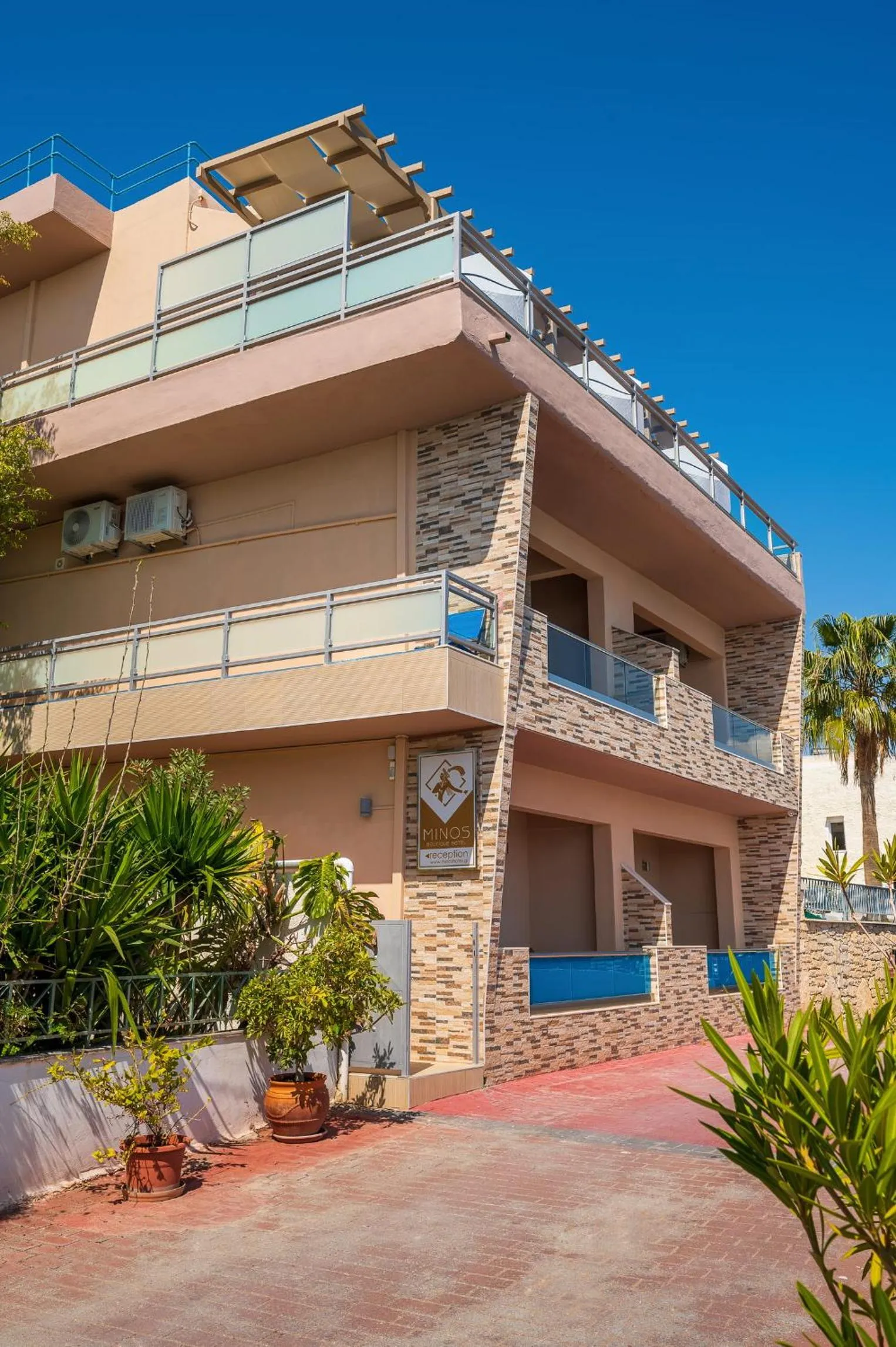 Property building in Minos Boutique Hotel