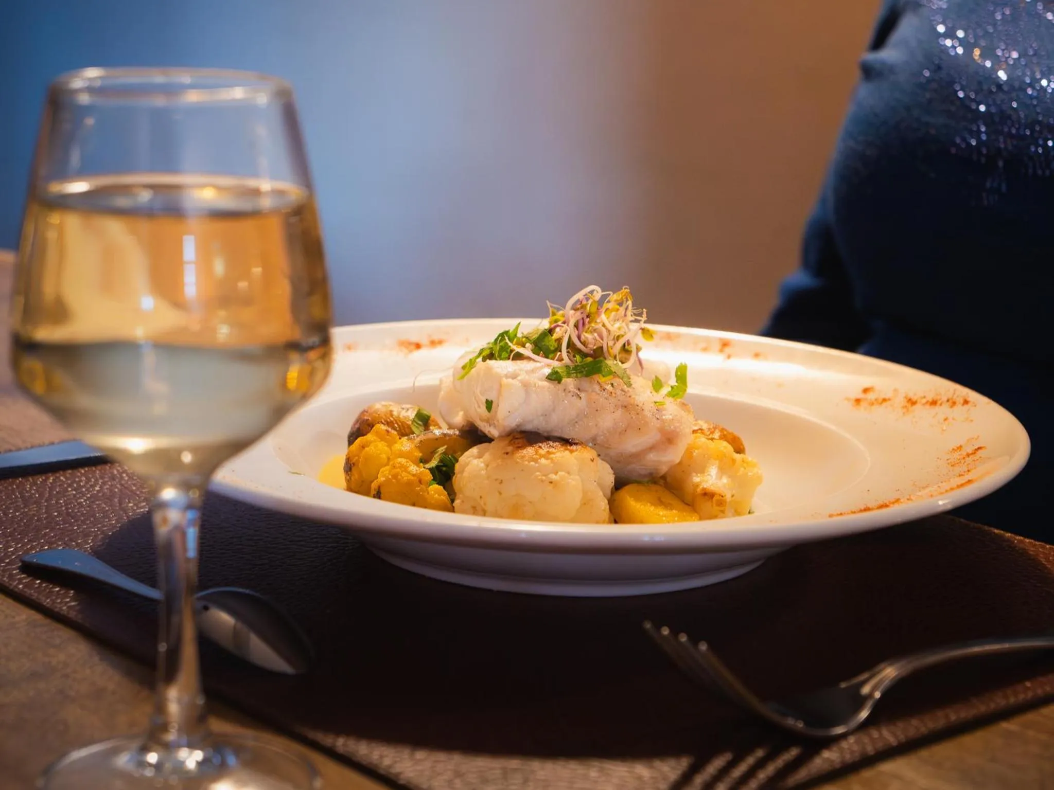 Food in Logis Hôtel Le Manoir Des Portes