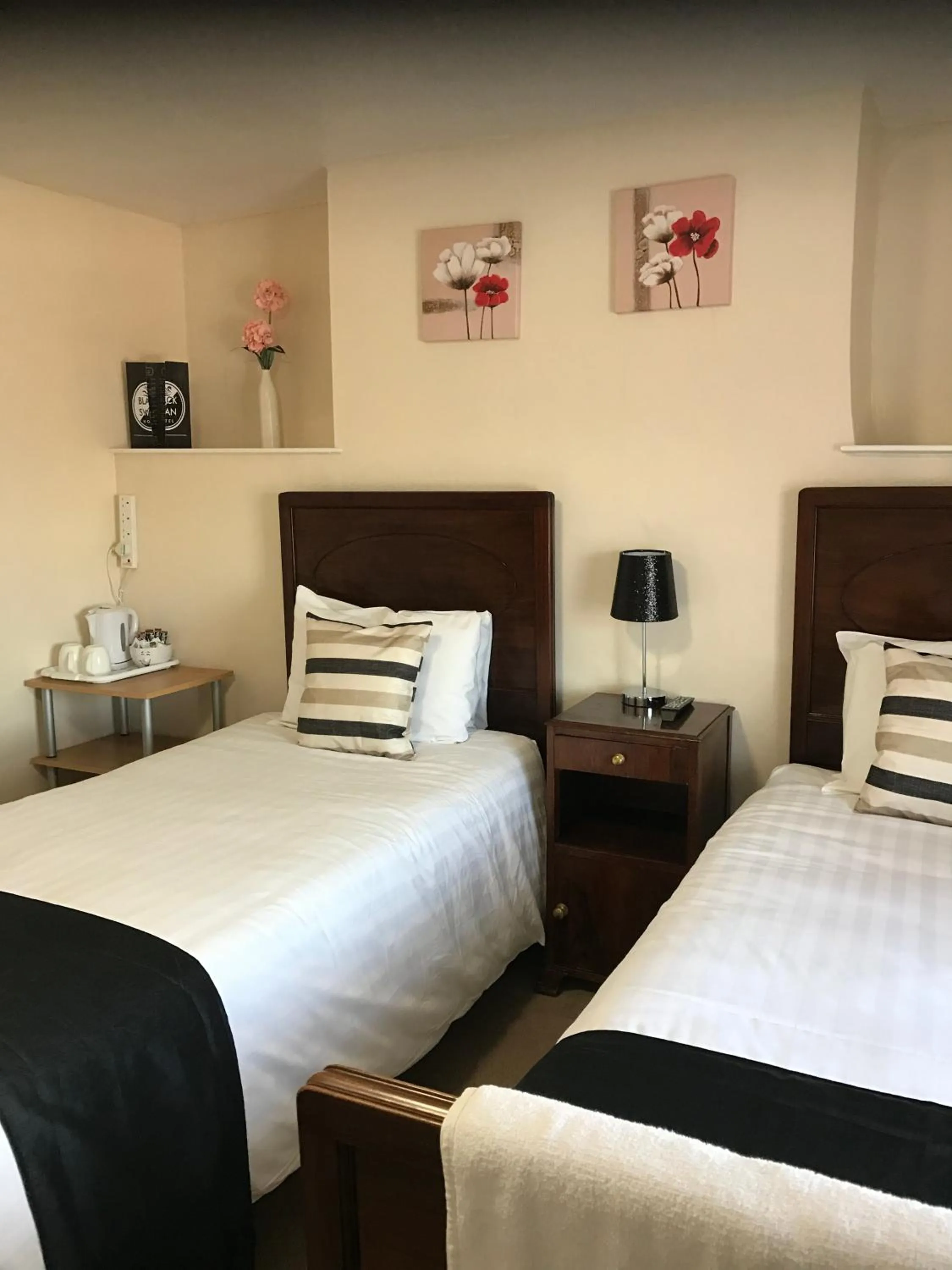 Bed in The Black Swan Inn