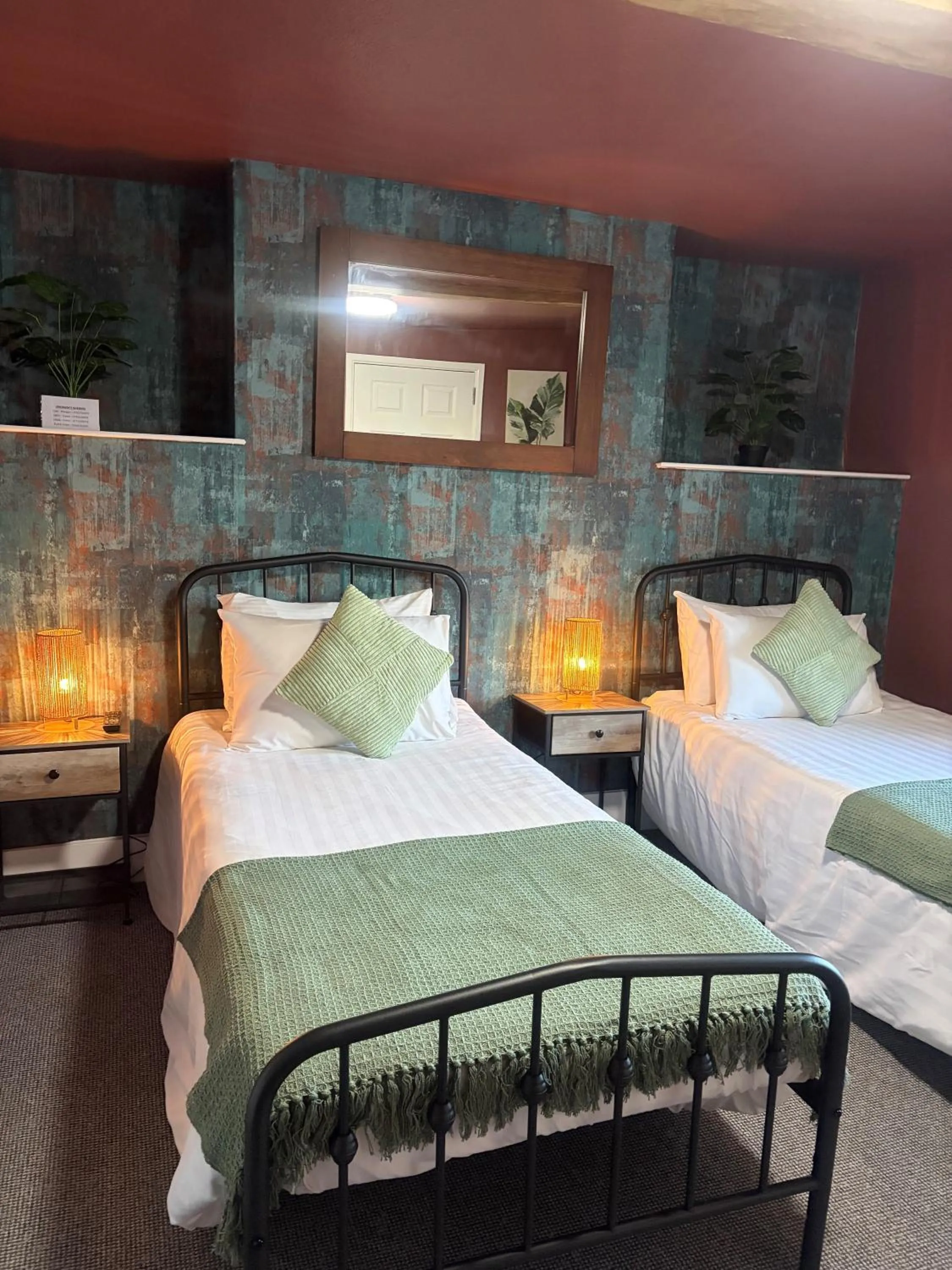 Bed in The Black Swan Inn