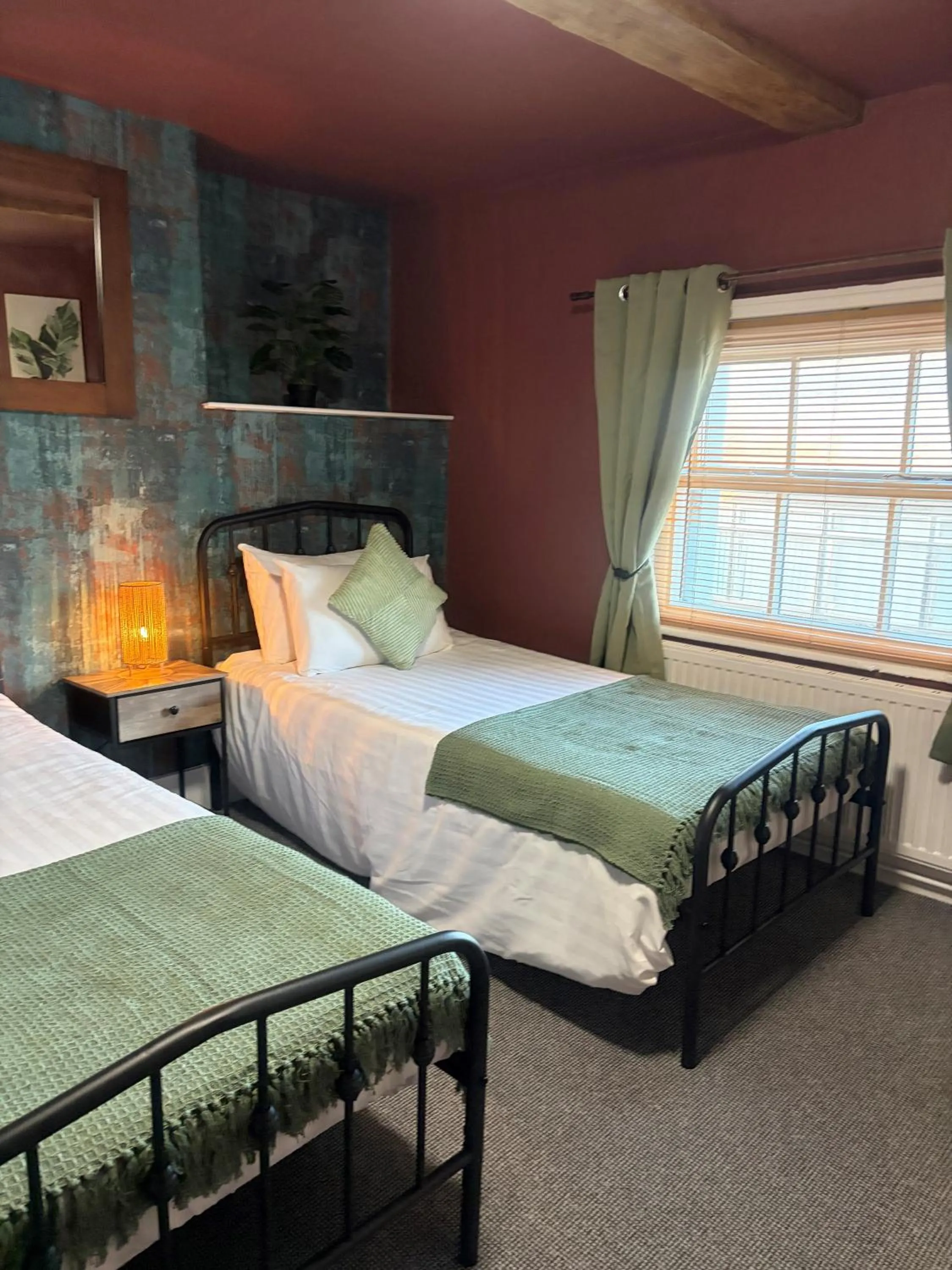 Bed in The Black Swan Inn