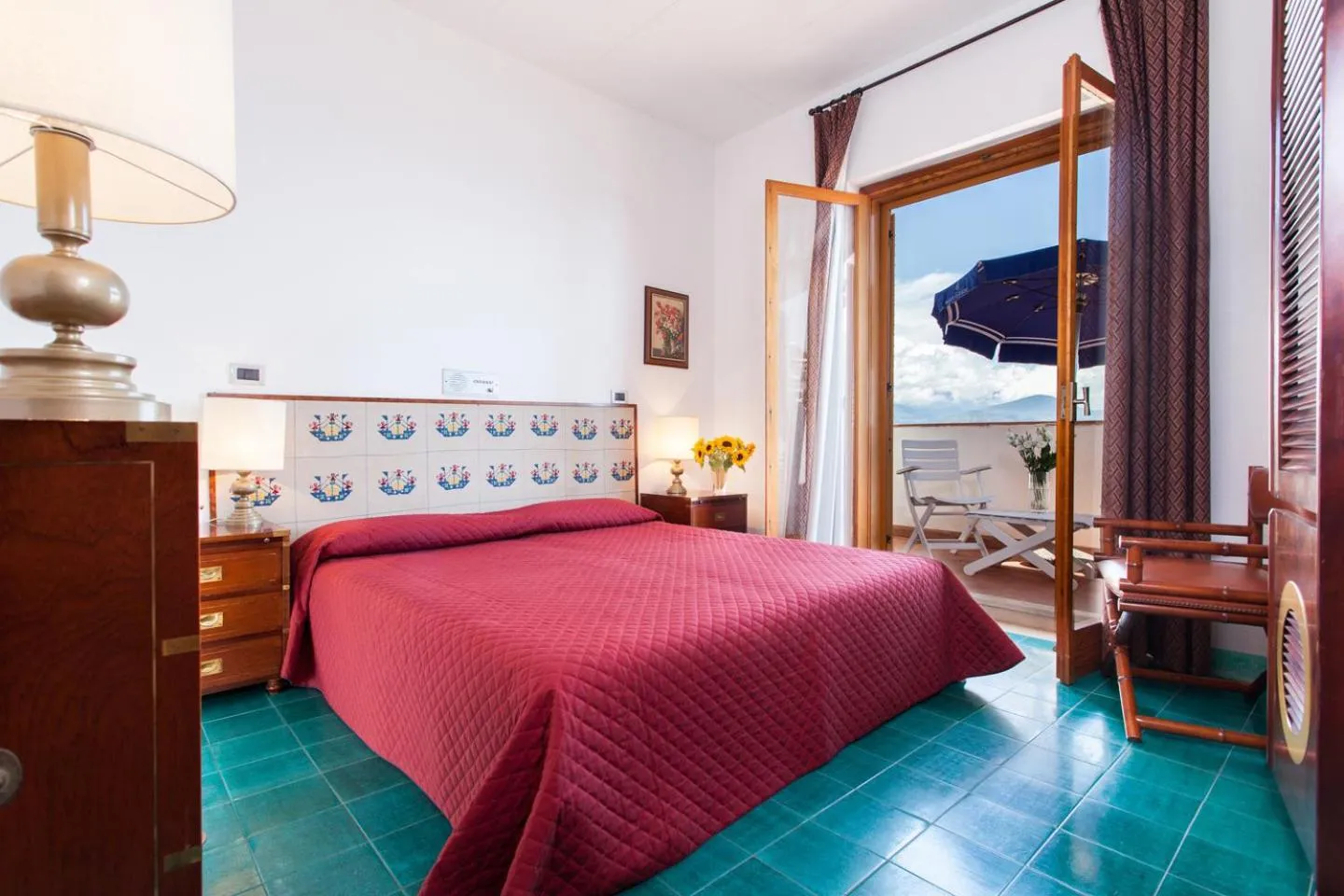 Bedroom, Bed in Grand Hotel De Rose