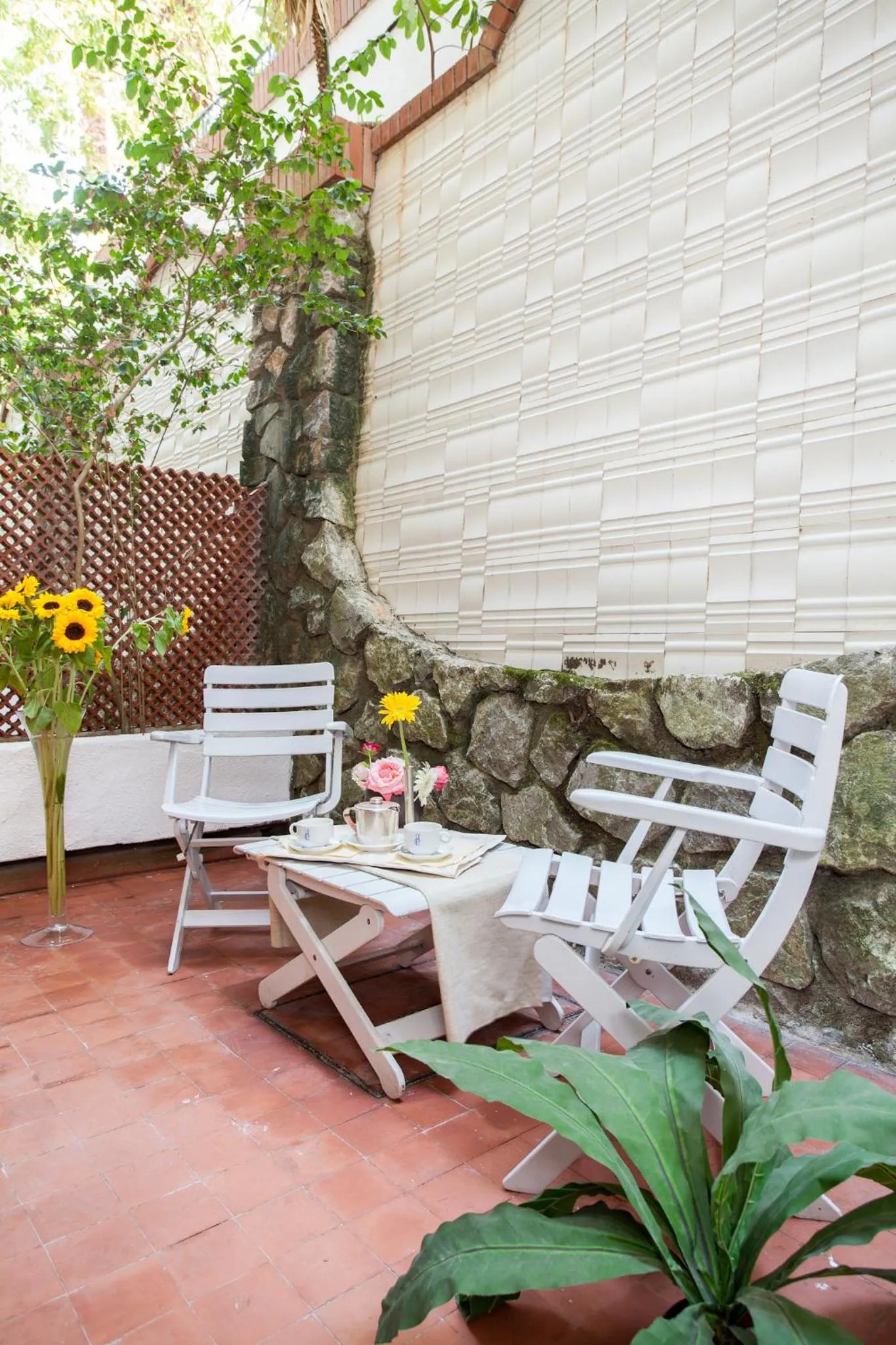 Patio in Grand Hotel De Rose