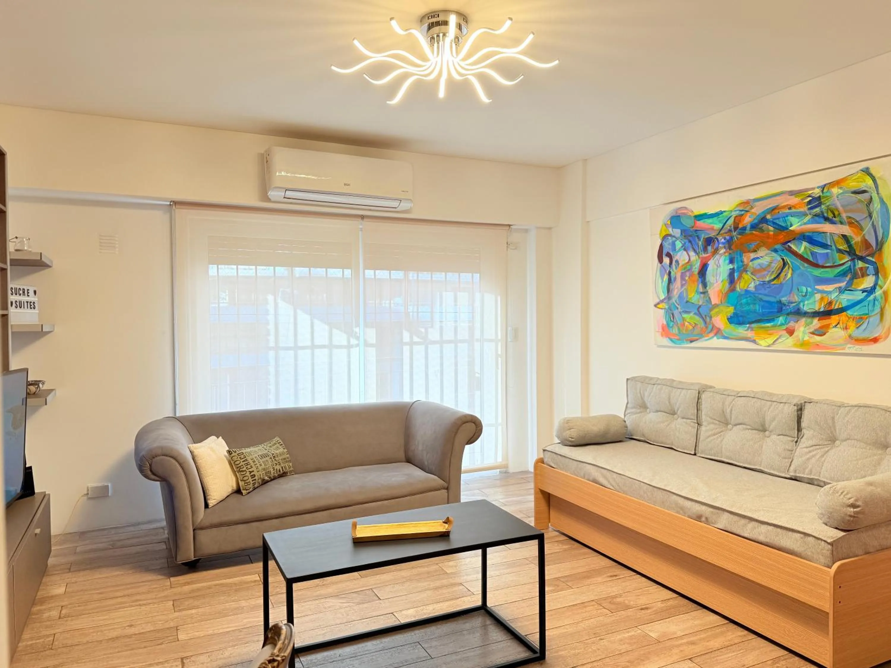 Living room in Sucre Suites