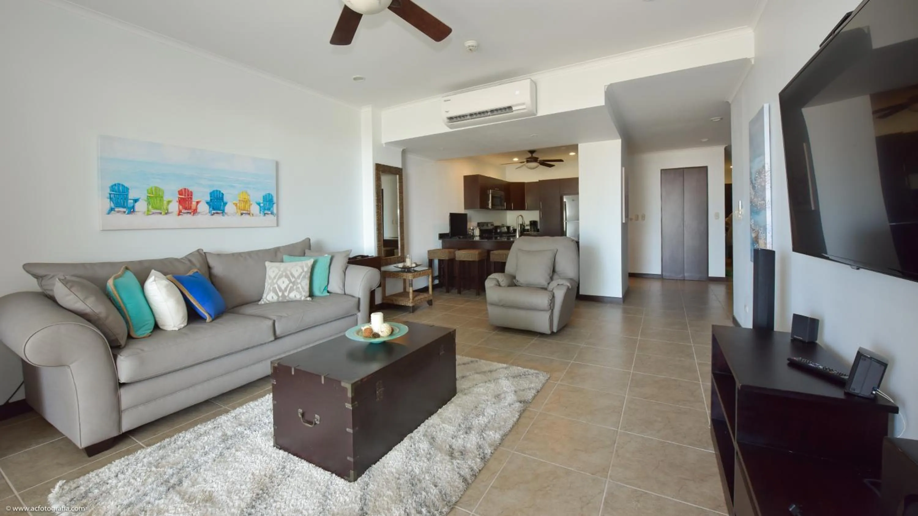 Living room in The Palms Jaco