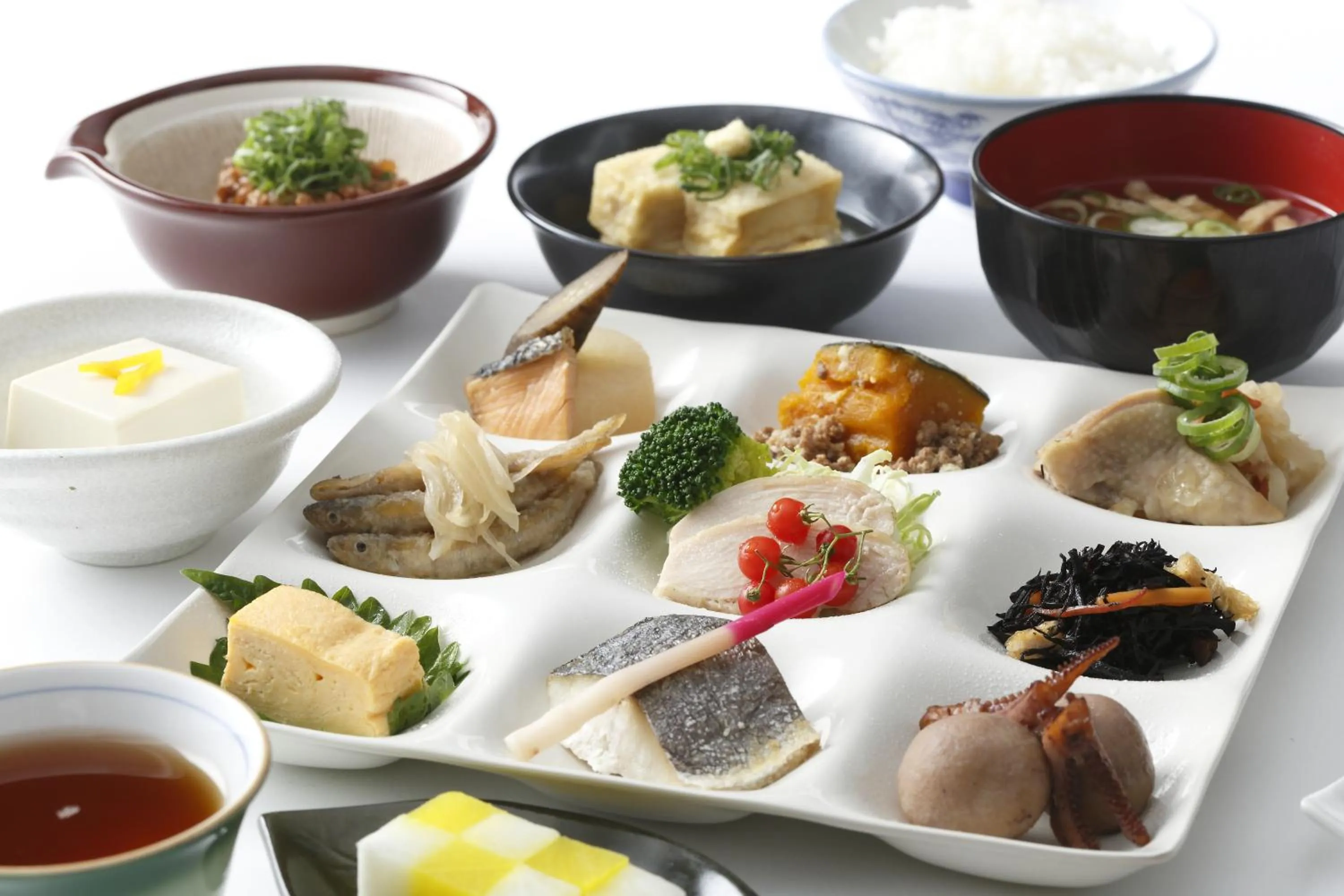 Buffet breakfast in Rhino Hotel Kyoto