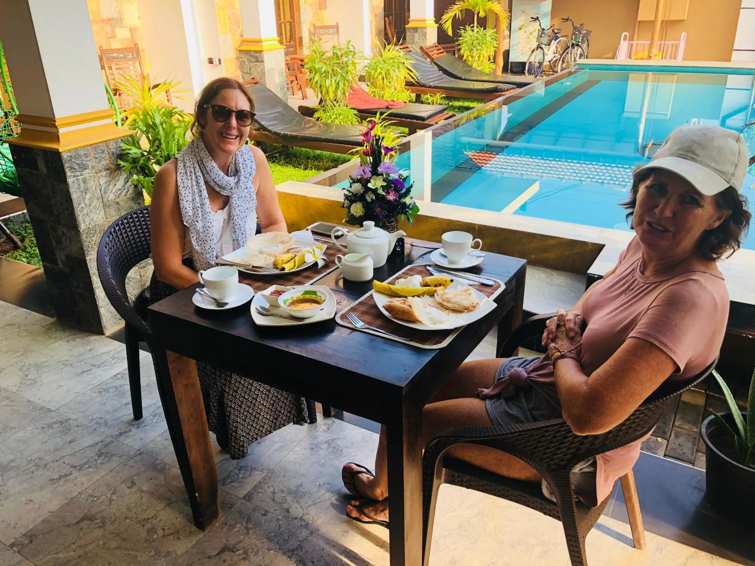 Asian breakfast in St CLAIRE'S GREEN Negombo Hotel & Hostels