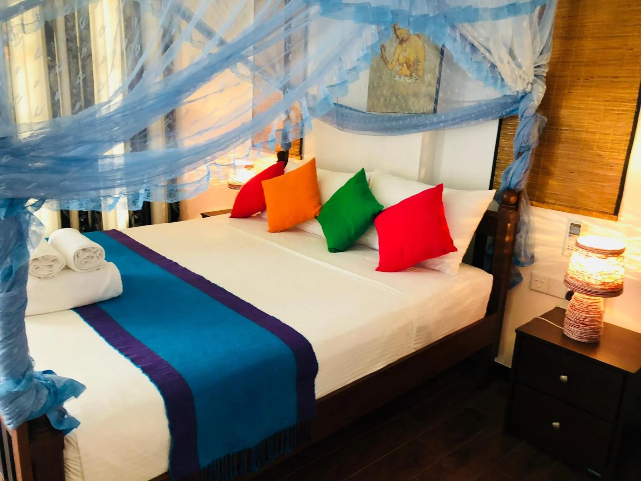 Bed in St CLAIRE'S GREEN Negombo Hotel & Hostels