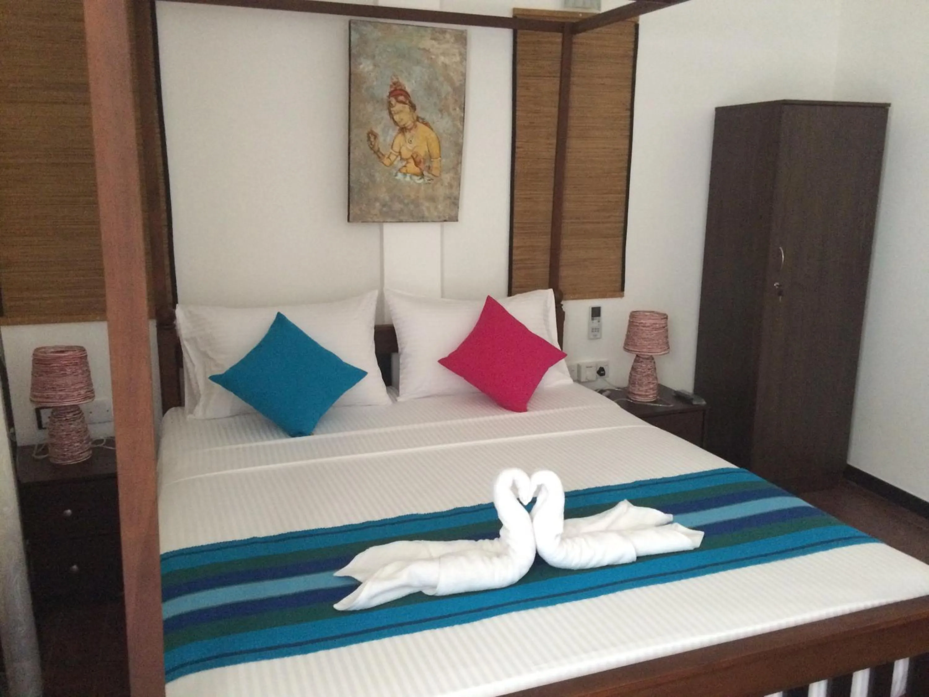 Bed in St CLAIRE'S GREEN Negombo Hotel & Hostels