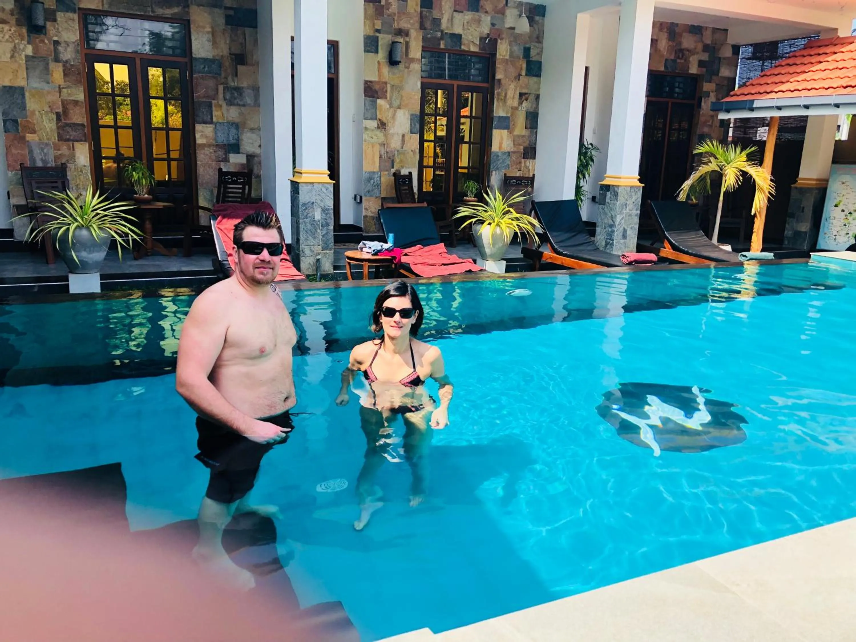 Swimming pool in St CLAIRE'S GREEN Negombo Hotel & Hostels