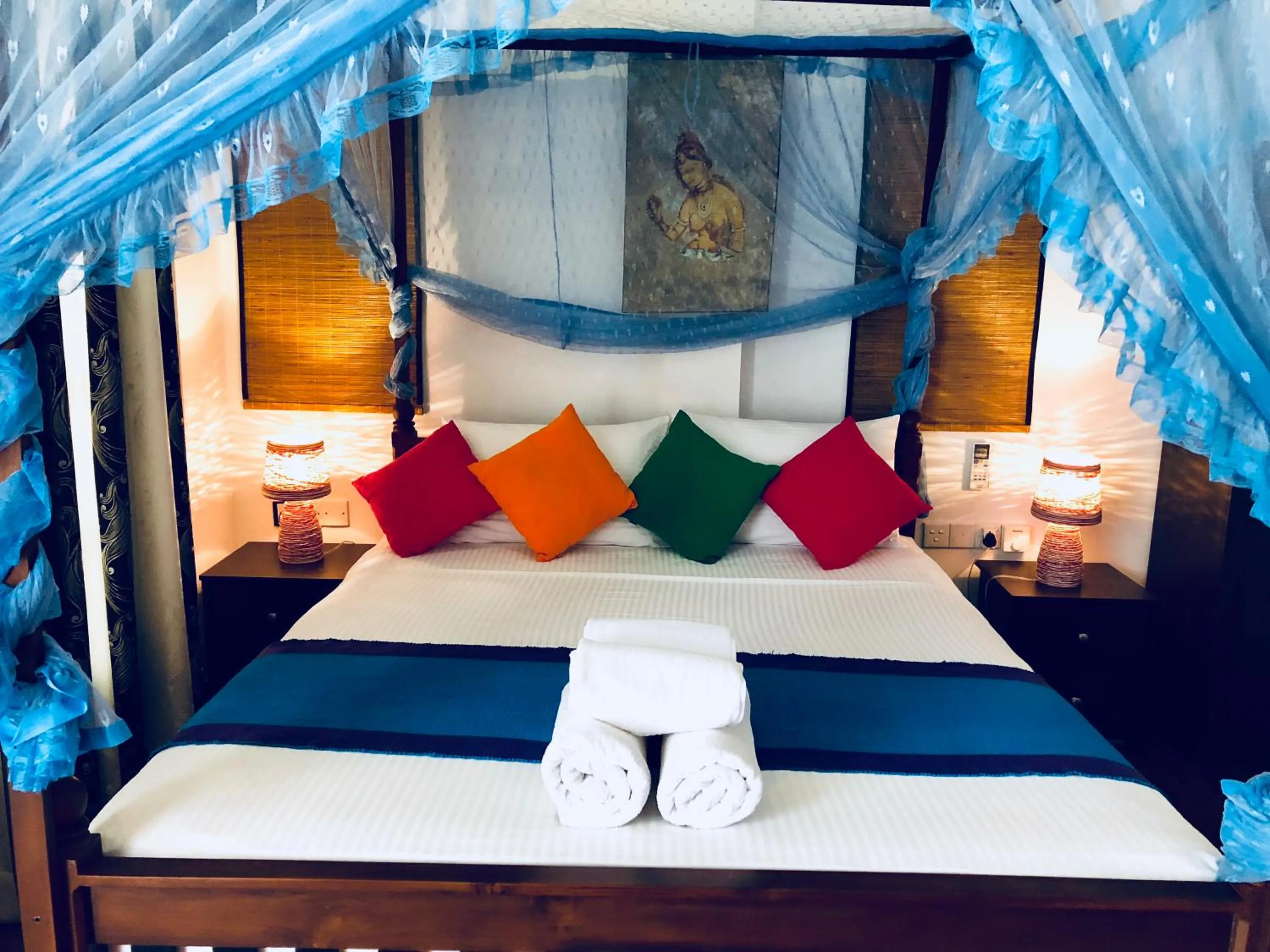 Bedroom, Bed in St CLAIRE'S GREEN Negombo Hotel & Hostels